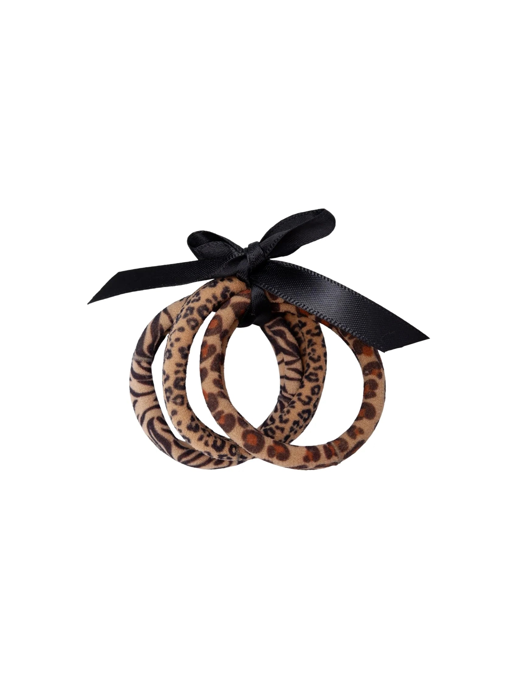 TANISHA elastics, 3 pcs. - Leo Zebra Mix