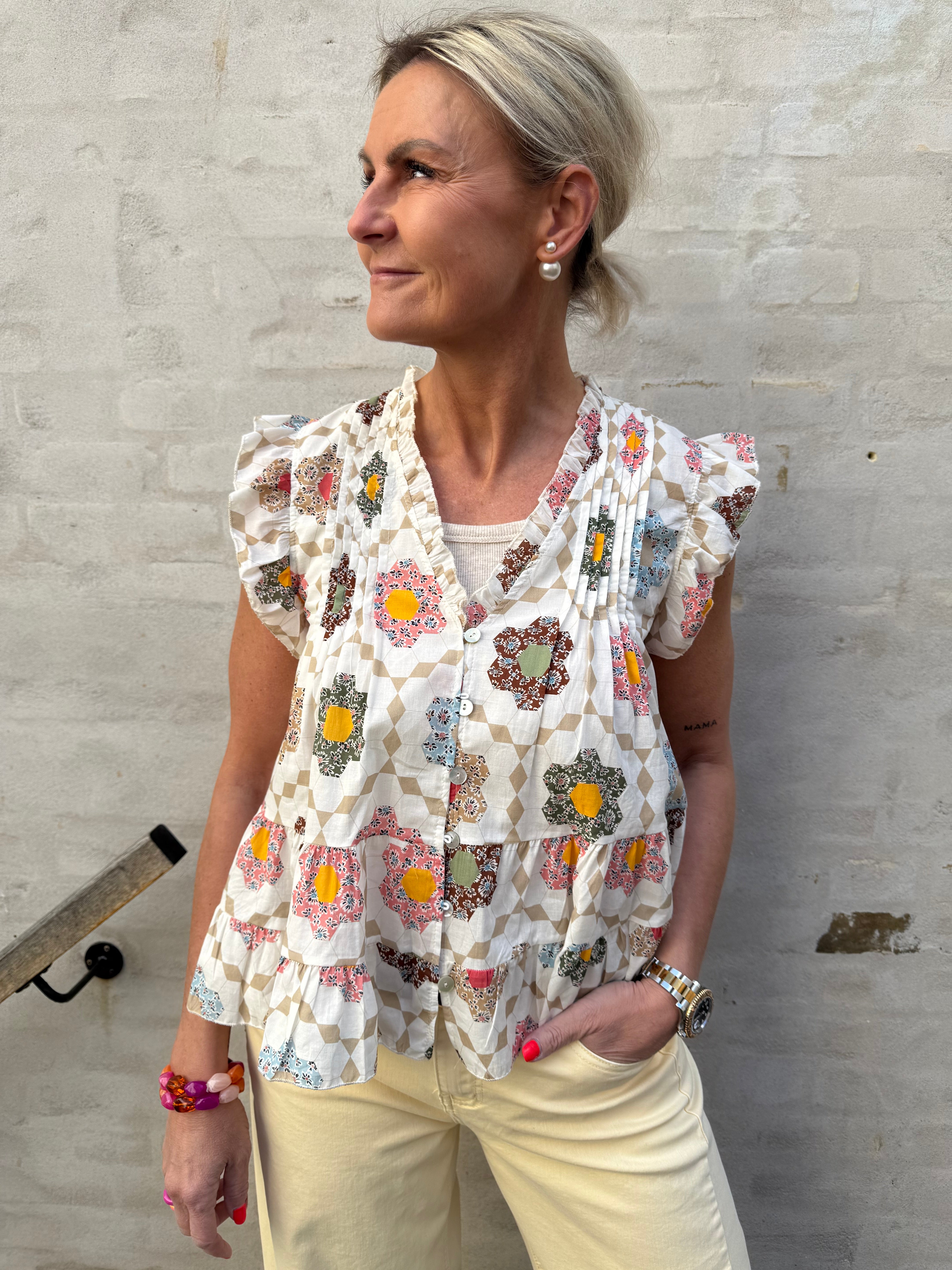 Darla Top - Beige