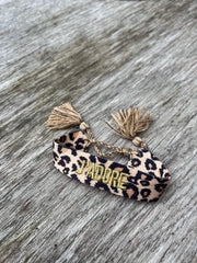 Leopard armbånd guld