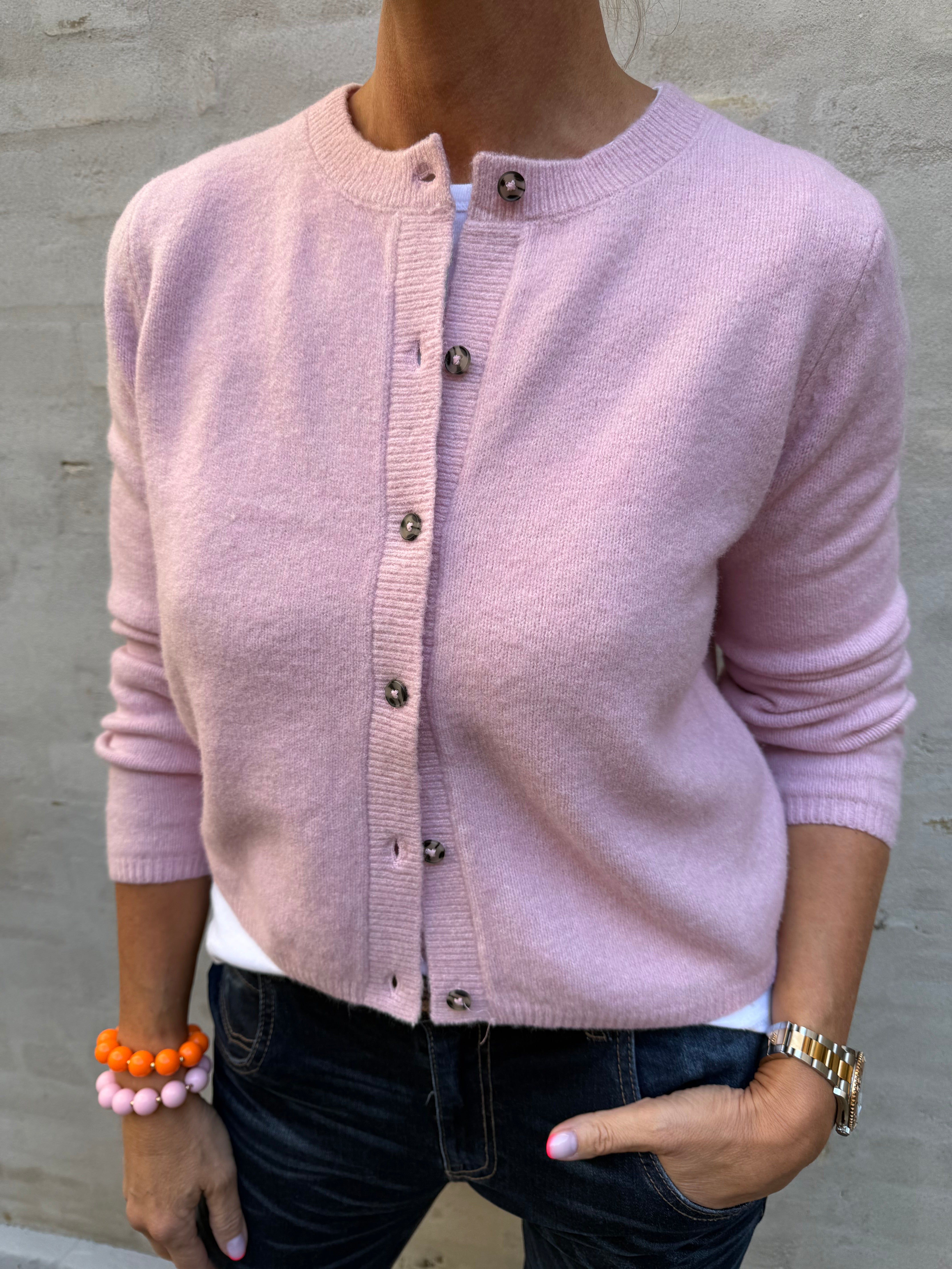 CHLOE LIFE CARDIGAN - Sweet Lilac MELANGE