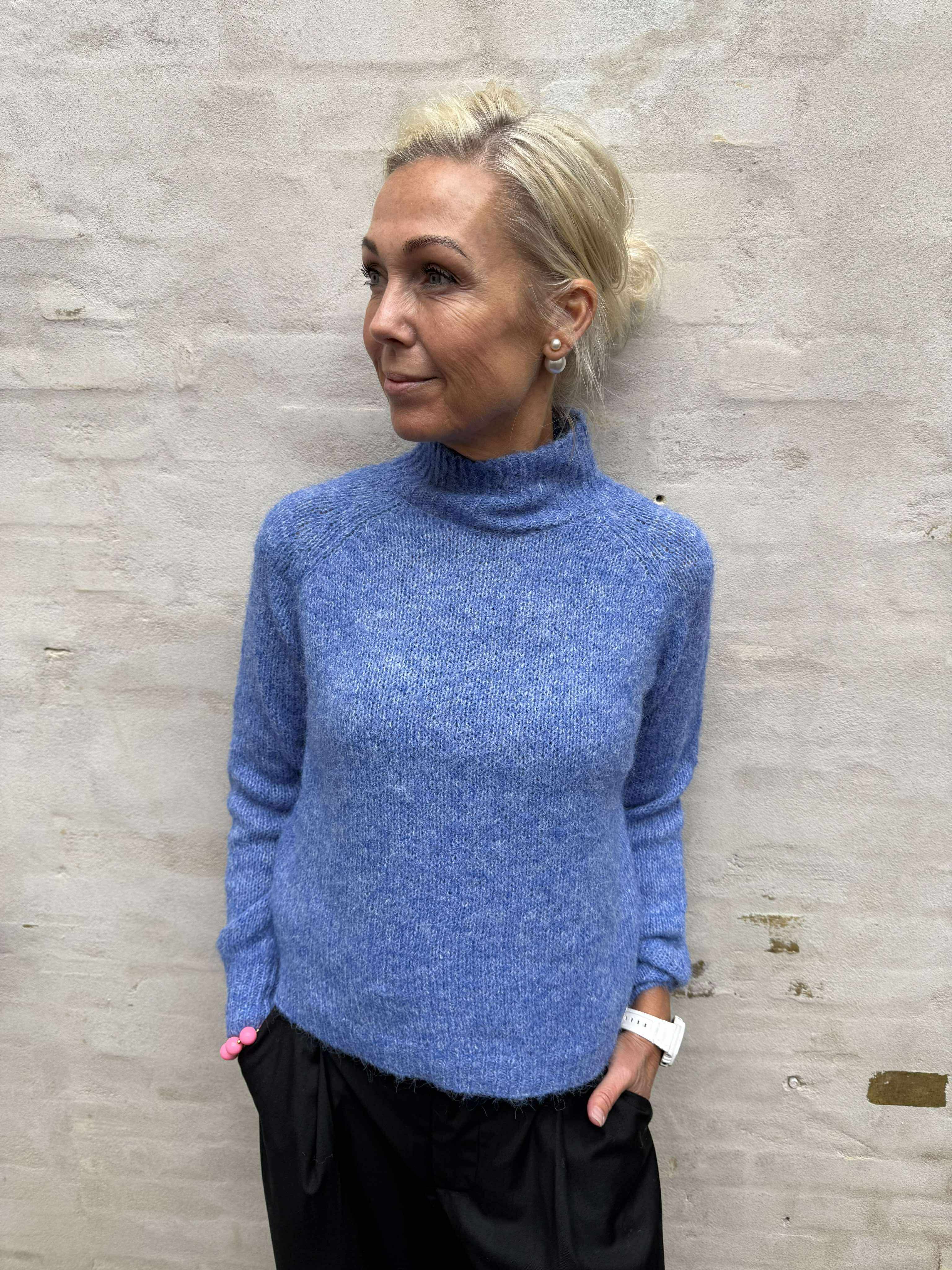 ZOEY LIFE L/S RAGLAN PULLOVER - Ebb And Flow MELANGE