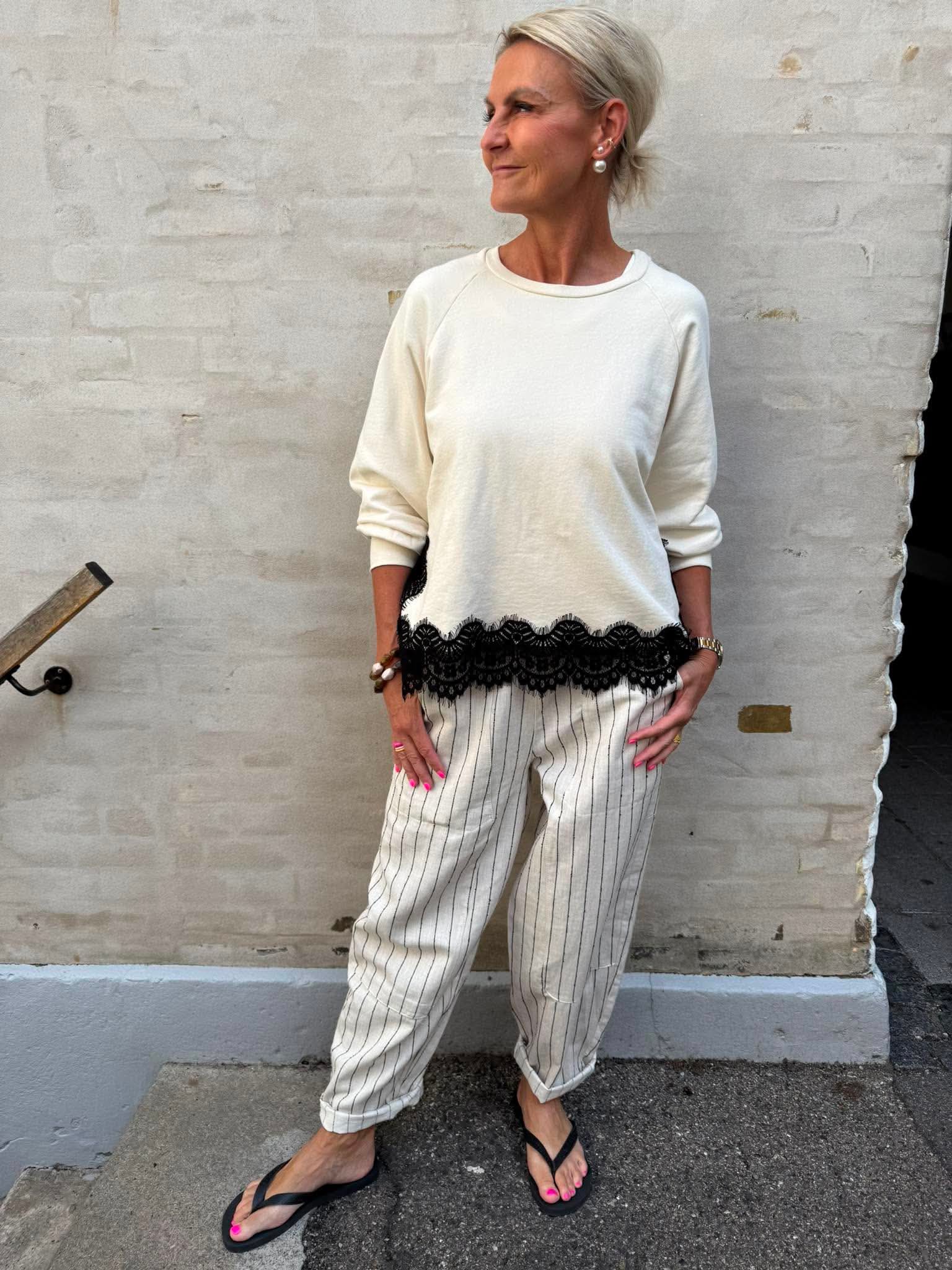 MILANO barrel pant - Kit Stripe