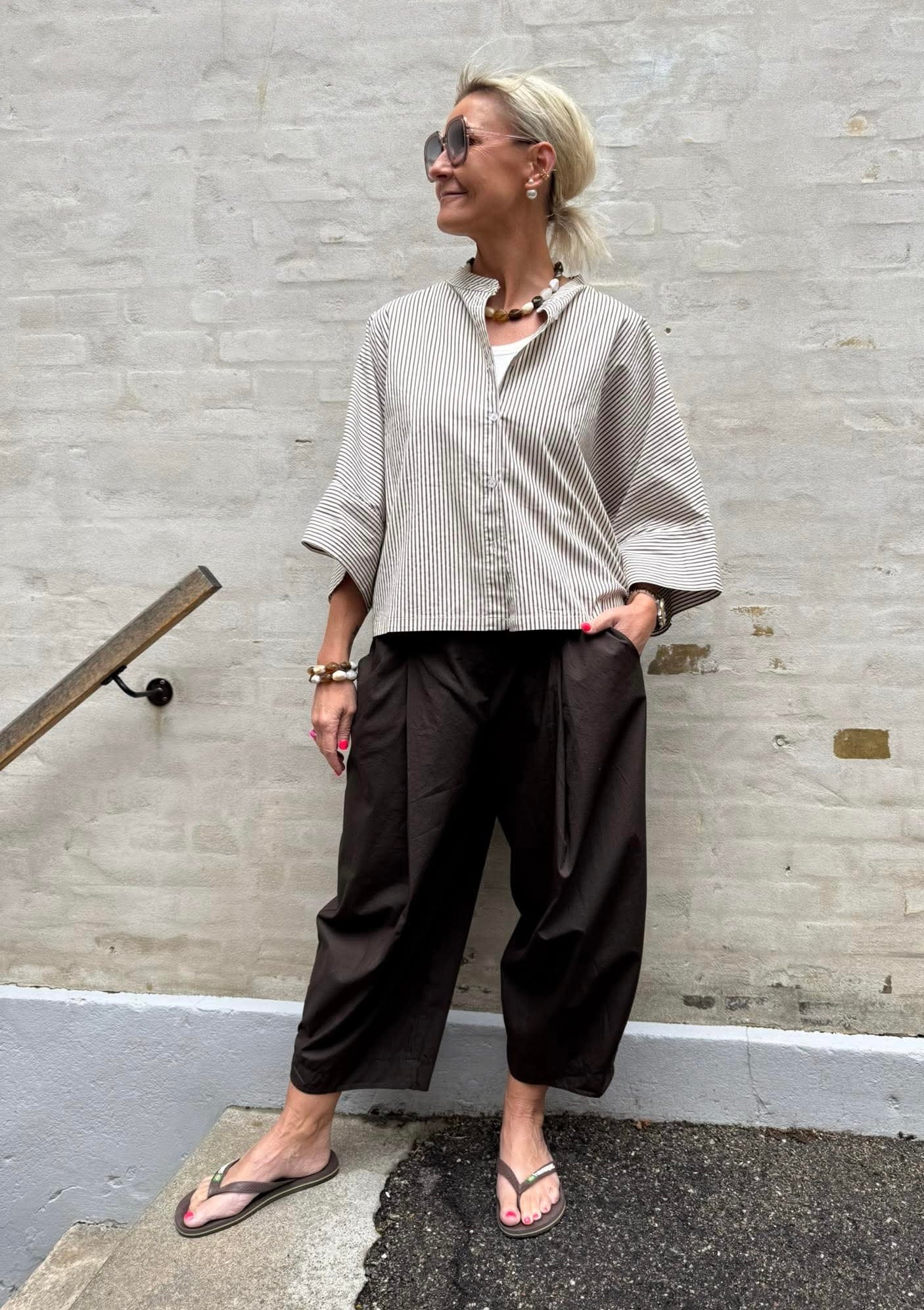 ALLY Loose Shirt - Creme