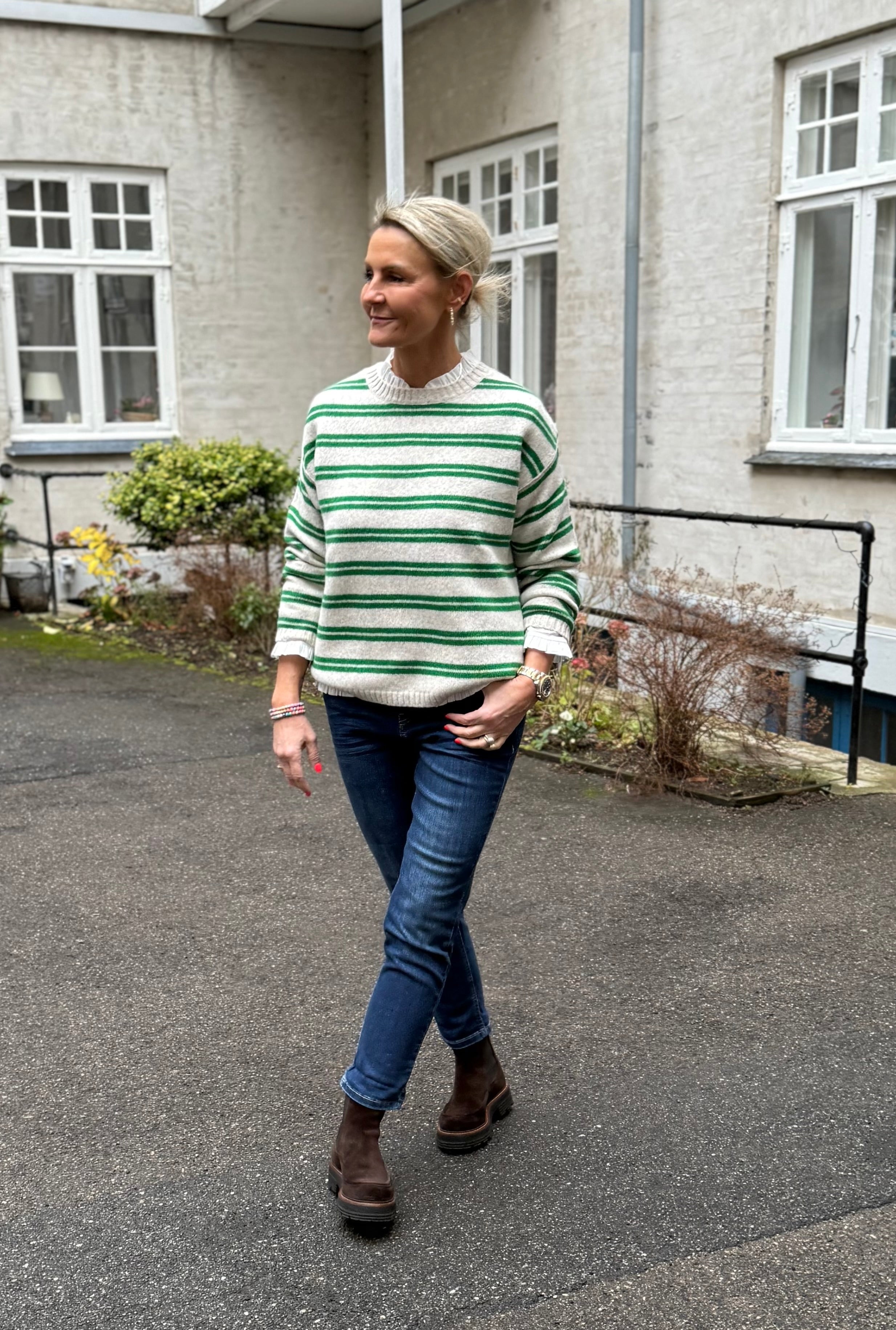 Khai Two Stripe Knit - Amazon