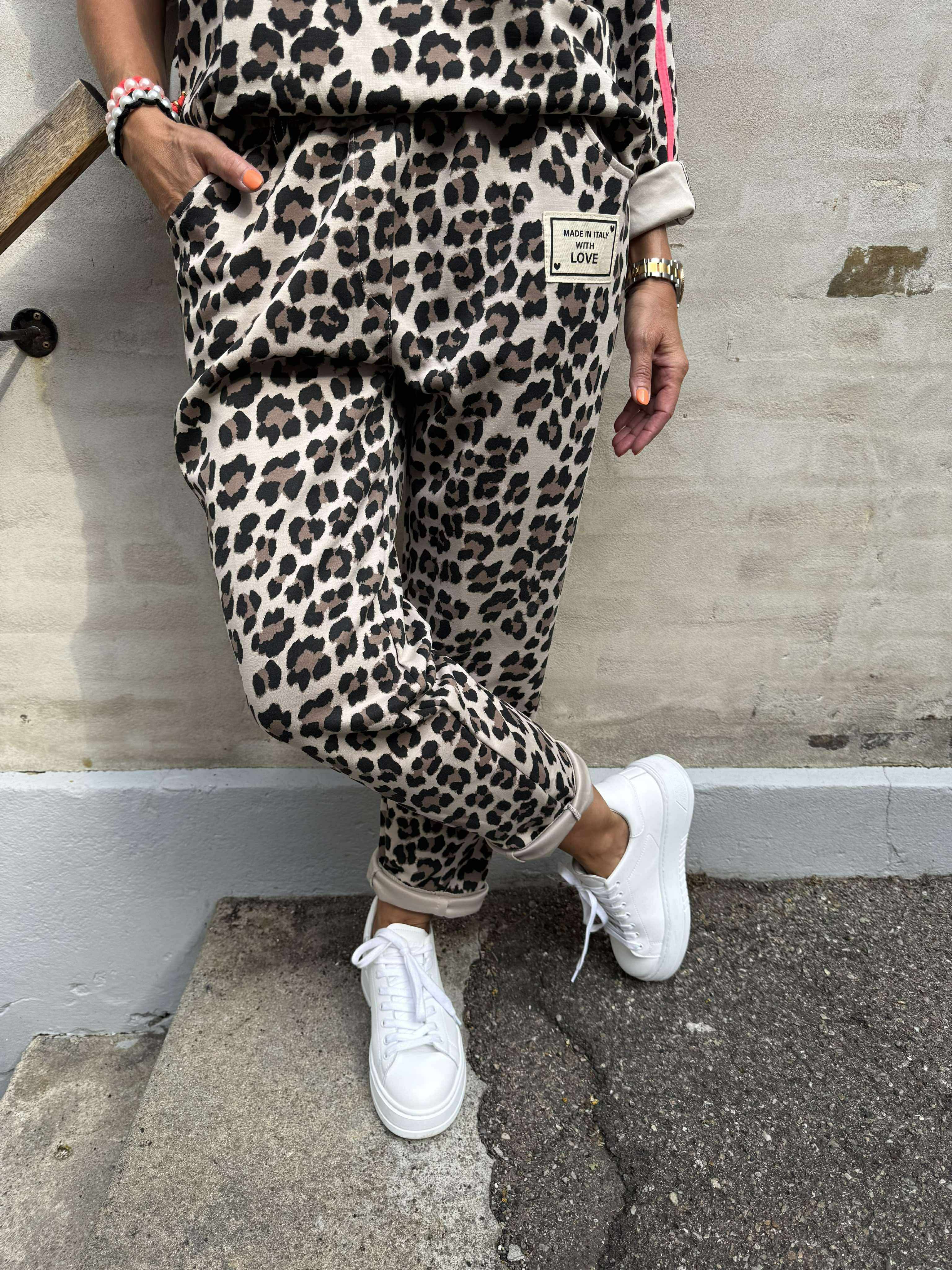 Gia Leo Sweat Pants - Leo