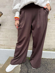 DAVI wideleg pant - Coffee