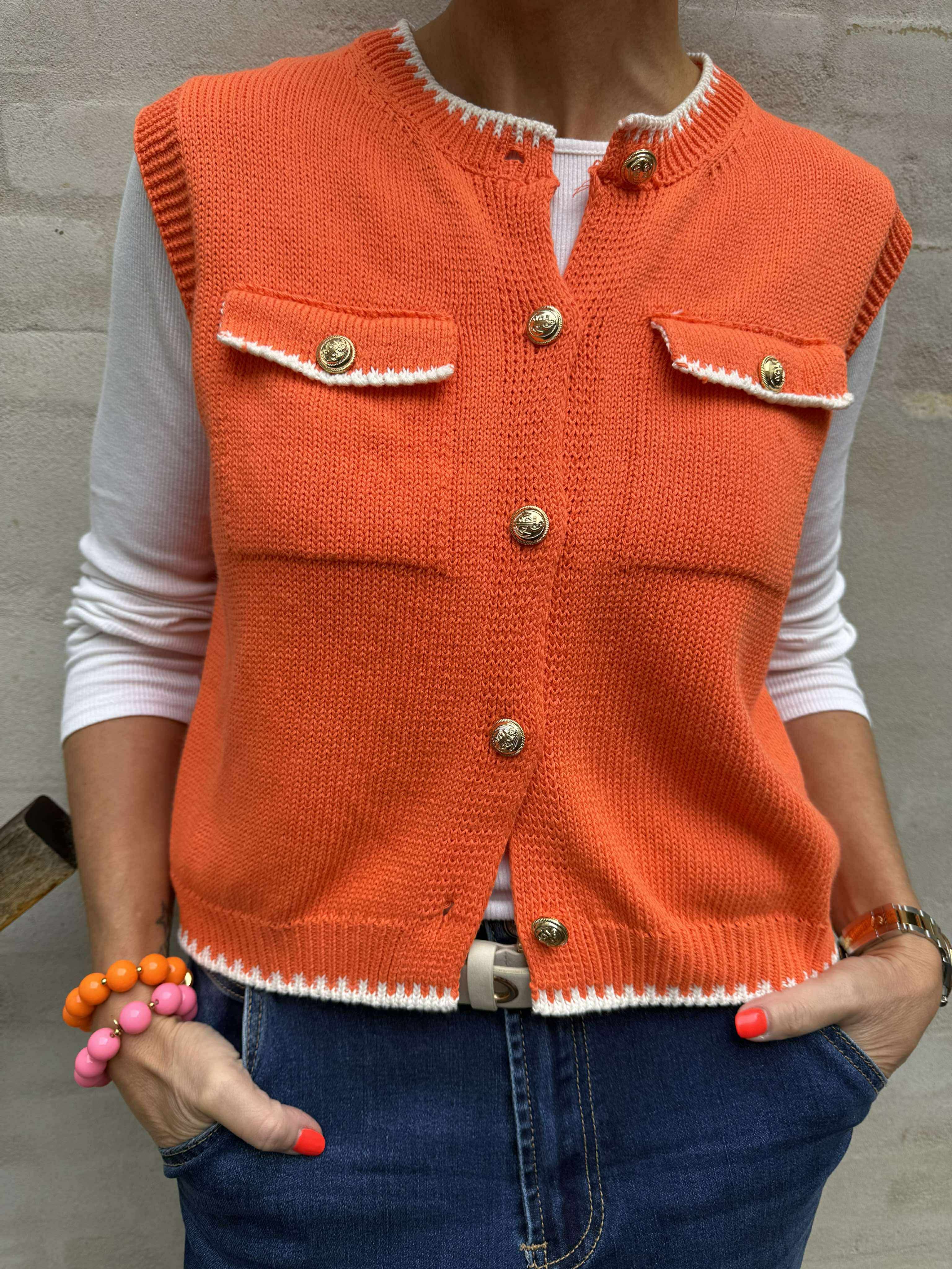 Giletta Vest - Orange