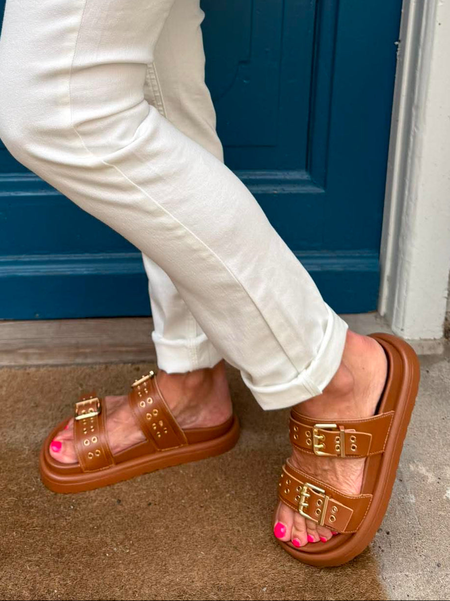 Holy Moly Sandals - Camel