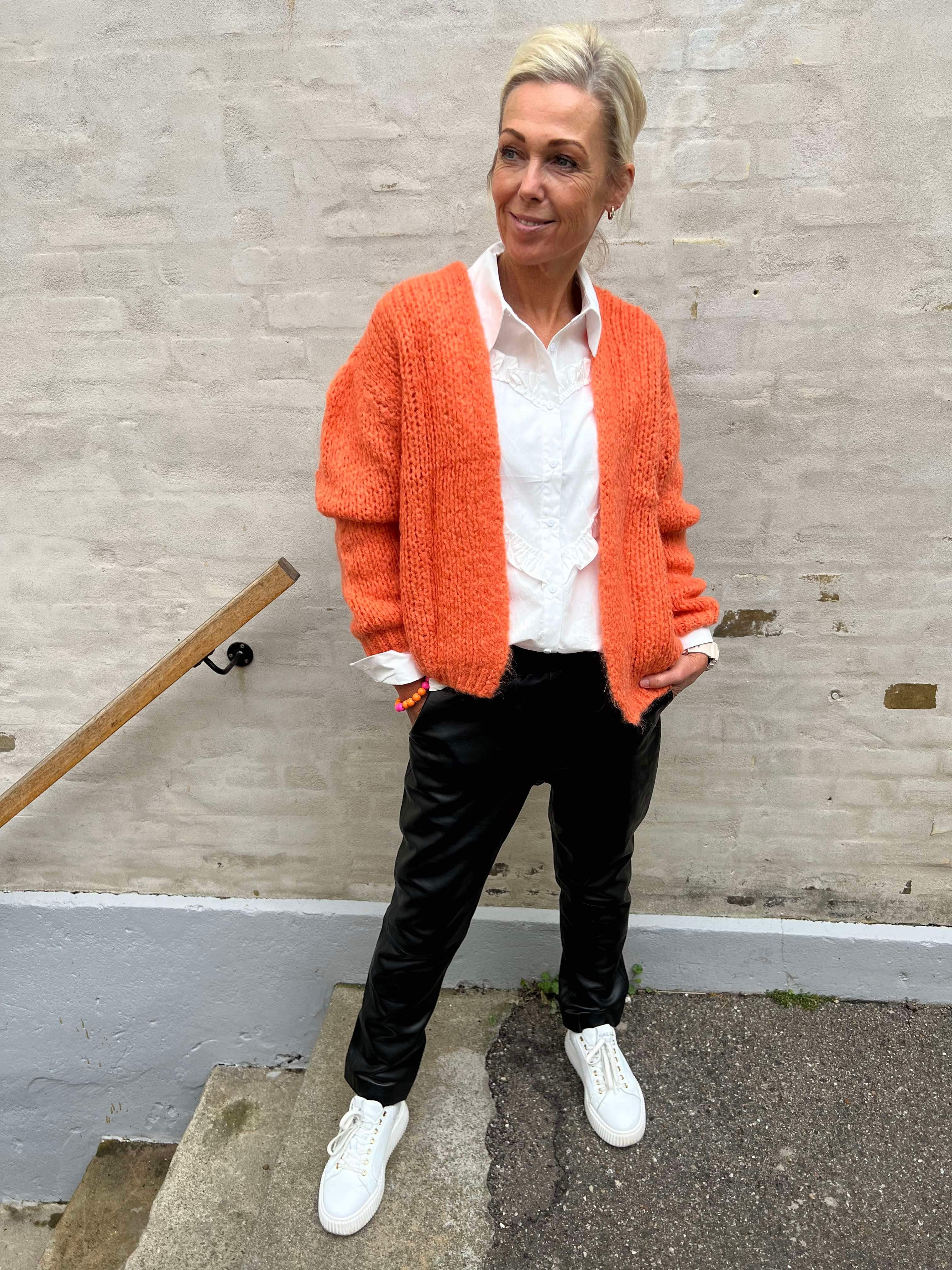 Charlot cardigan orange