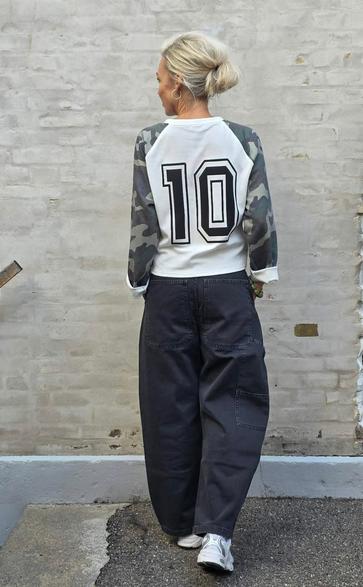 Camo 10 Sweat - White/Military