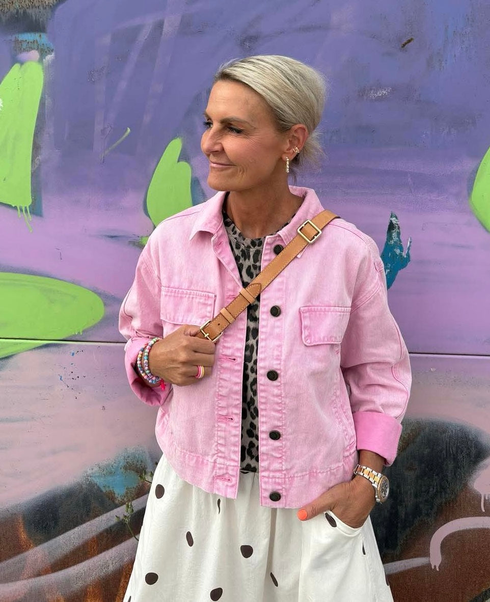 Carlina Jacket -  Lilac Sachet Wash