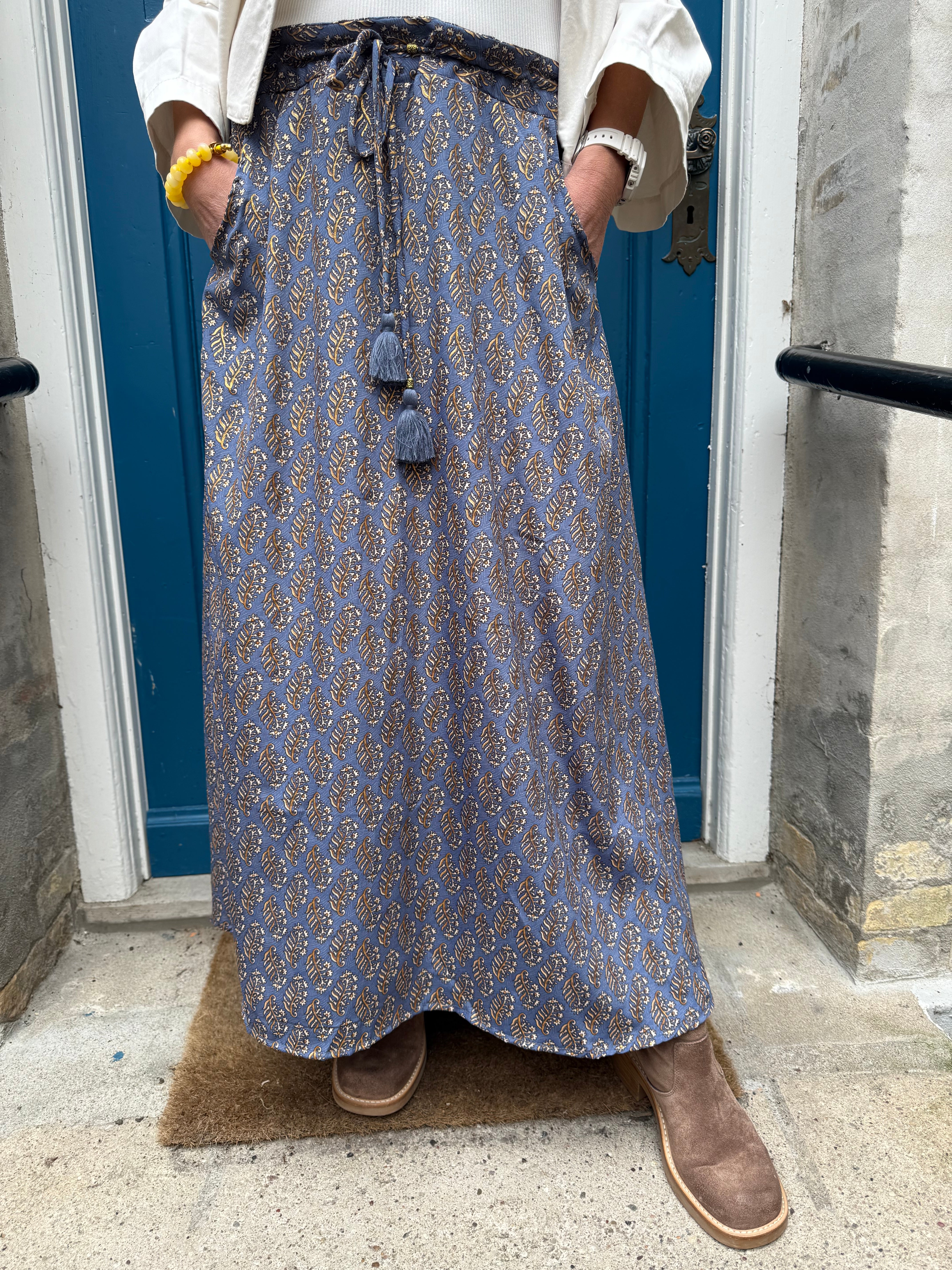 LUNA regular skirt - Blue Mist