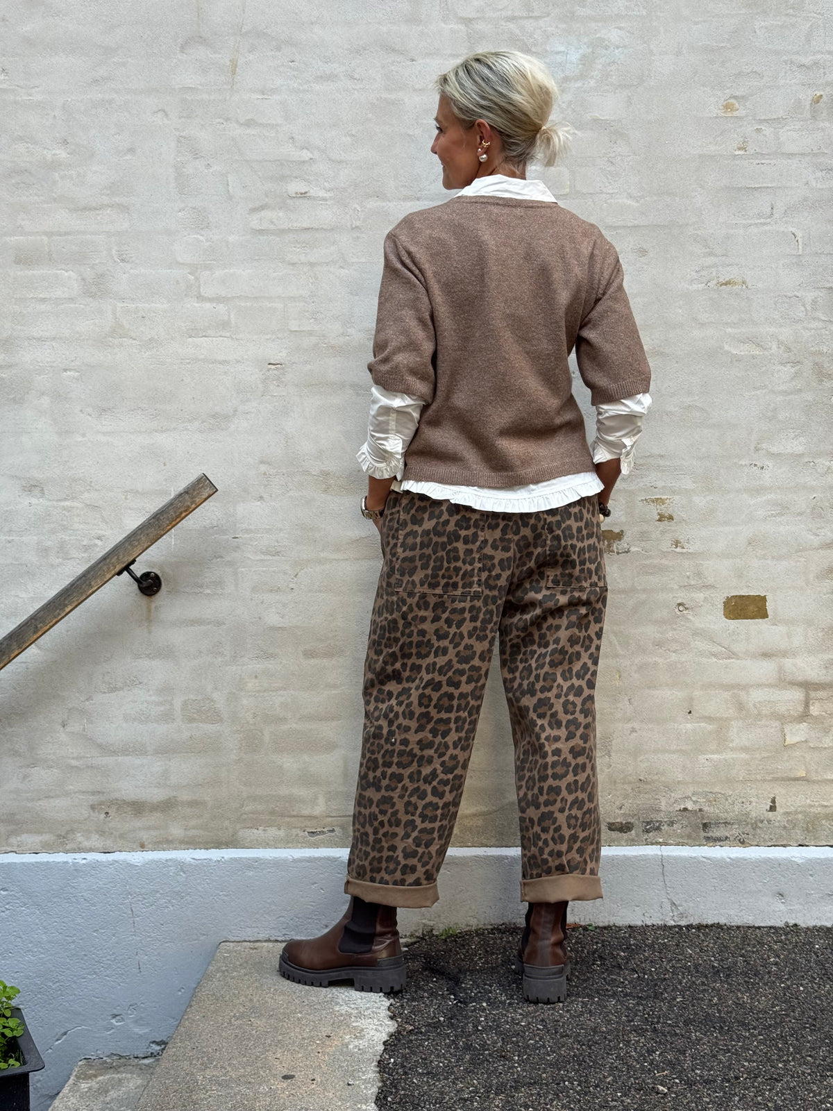 Paola Animalier Pants - Camel