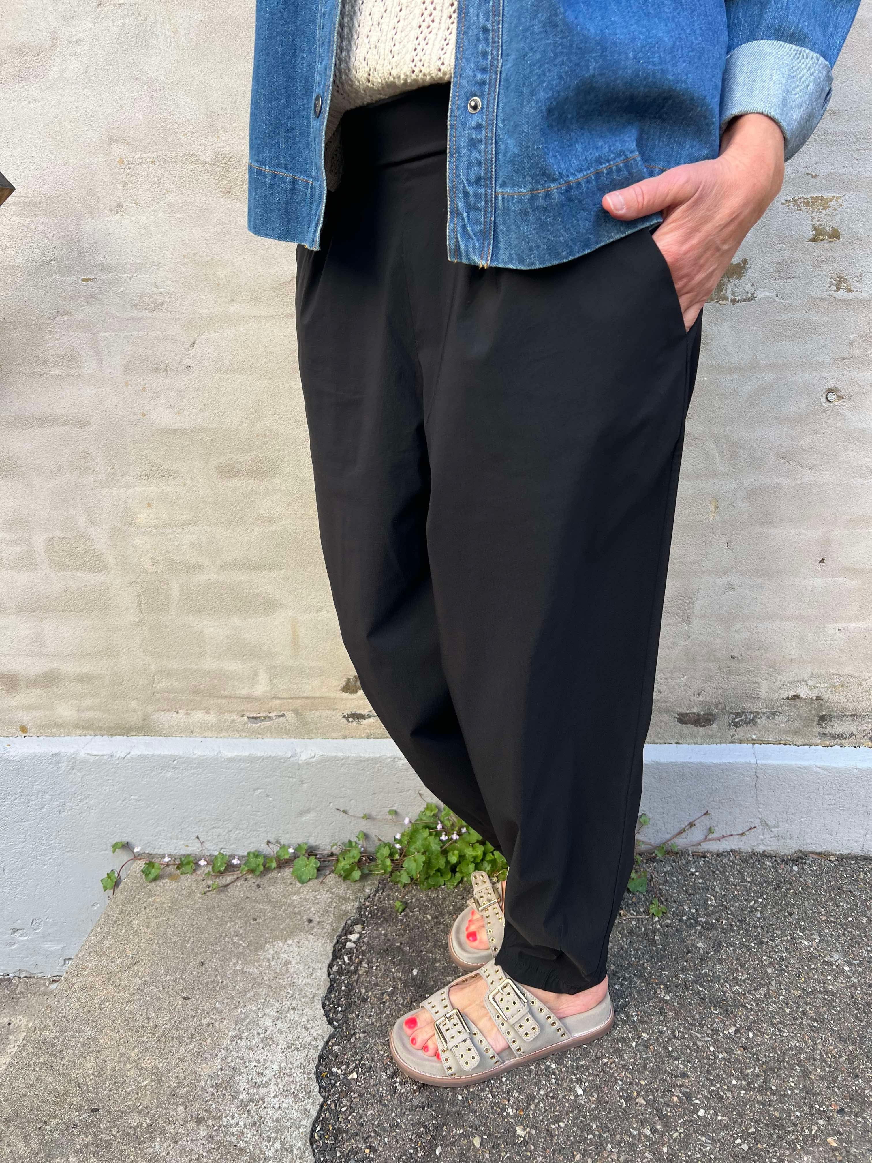 BCDavina Barrel Pant Black