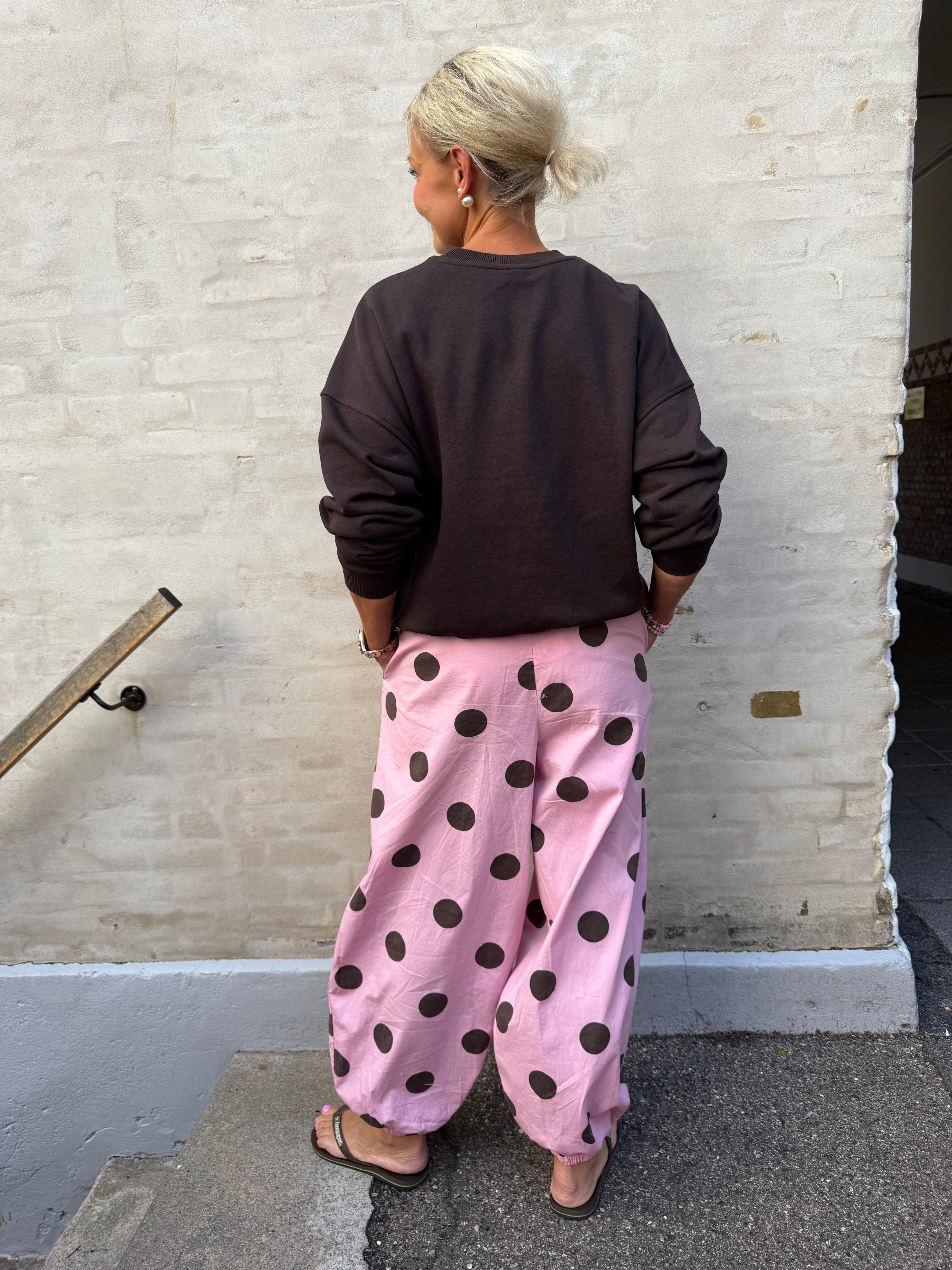 ALLY balloon pant - Rose Dot