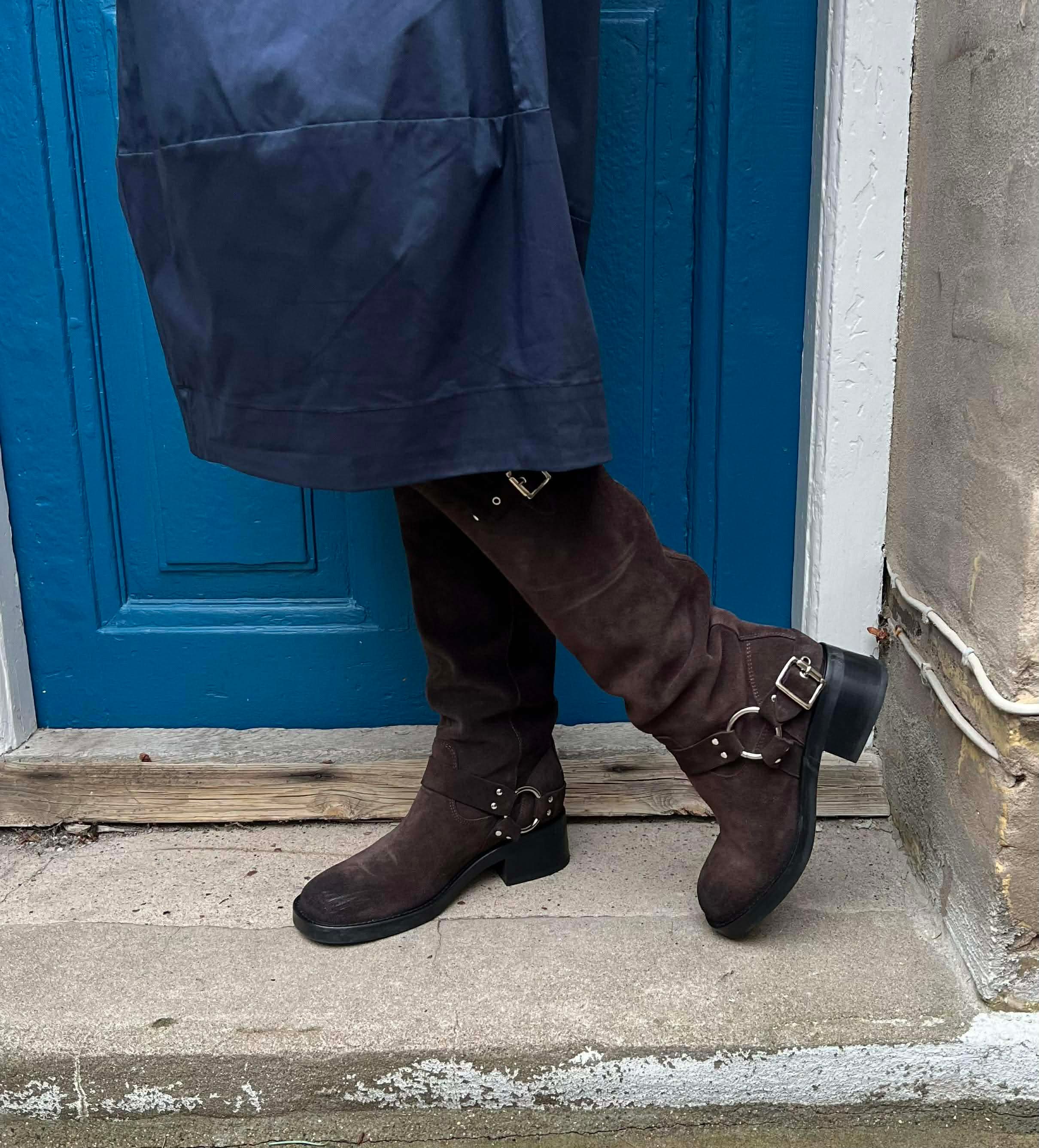 Antoinett 3/4 sleeve dress - Blue Iris