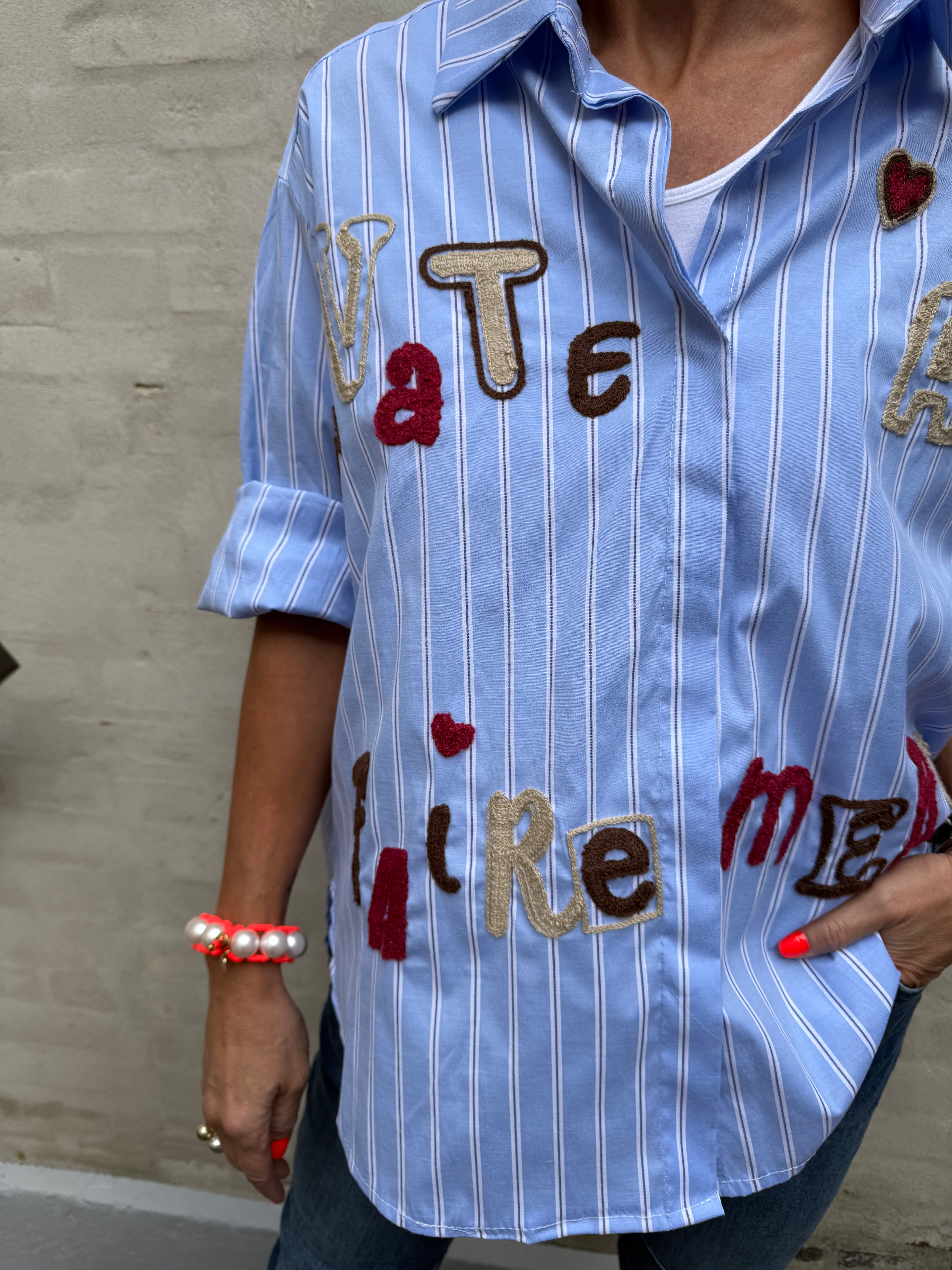 Faire Mer Skjorte - Blue Stripe