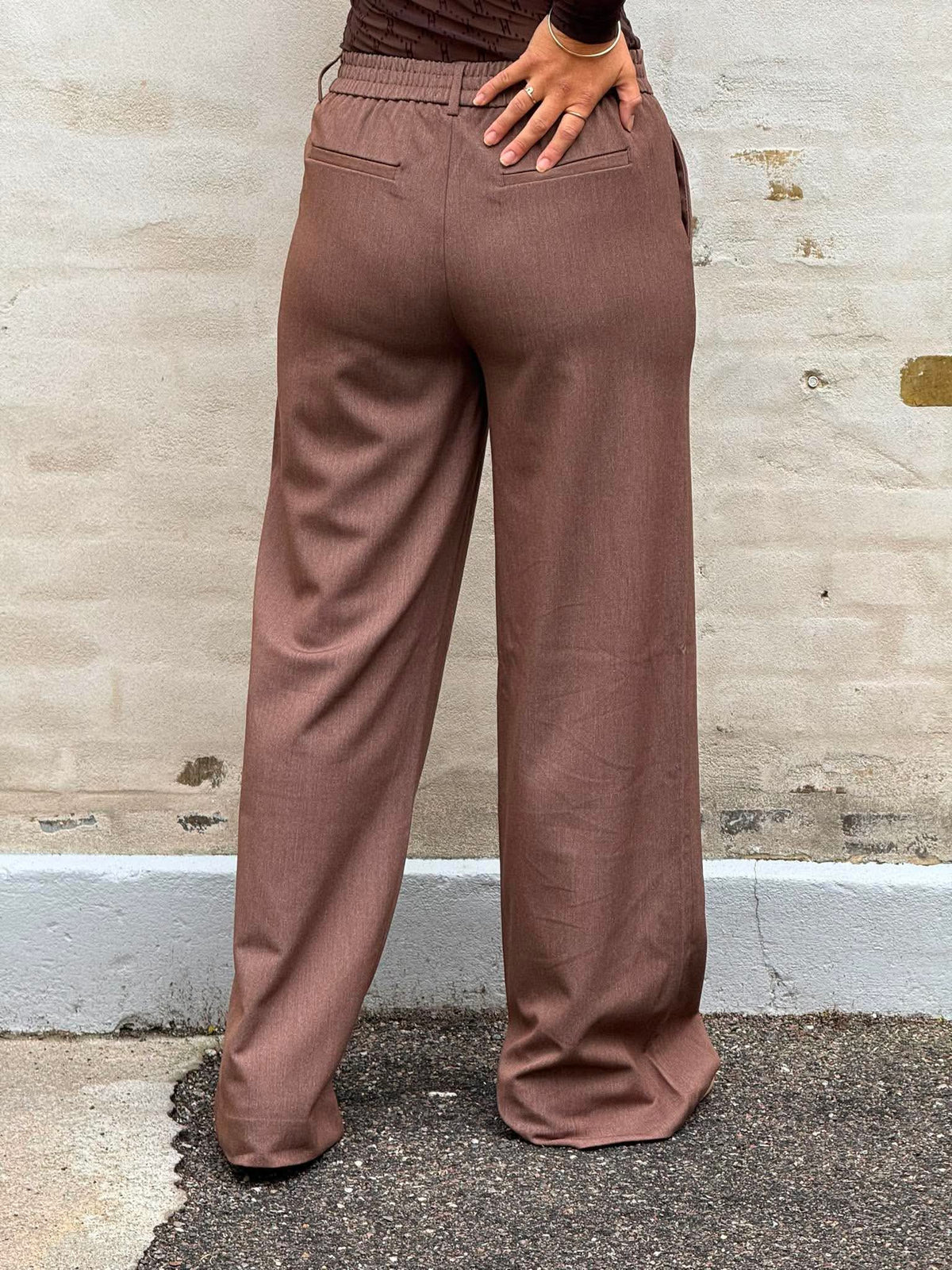 Lisa WIDE Pant - Carafe Melange