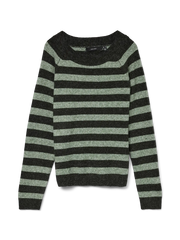 DOFFY O-NECK BLOUSE - Peat W. LAUREL WREATH