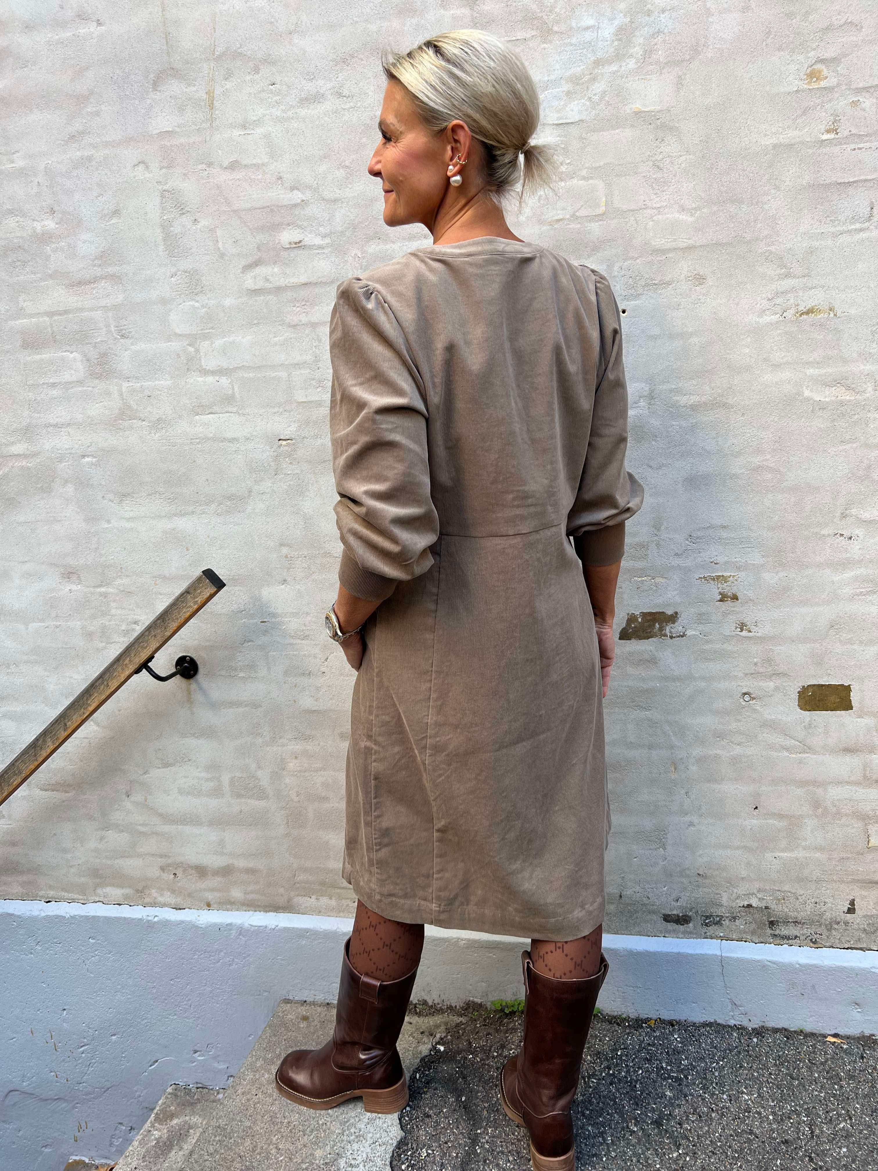 Rhaena Dress - Timber Wolf