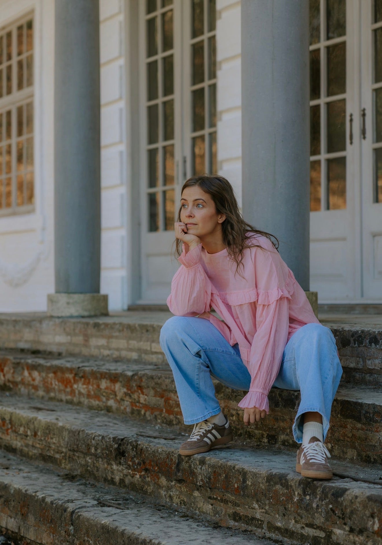 Melody Blouse - Winter Rose