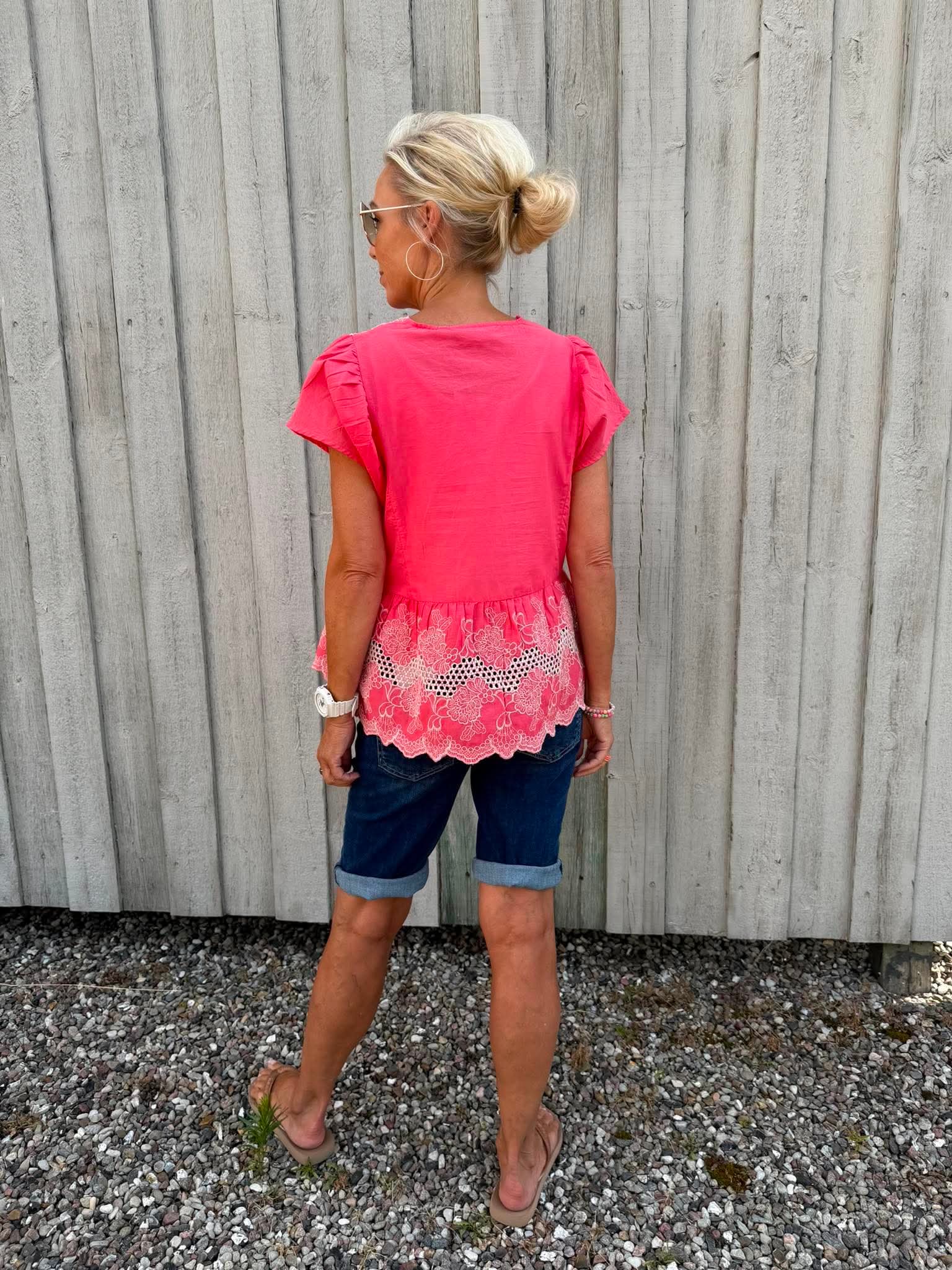 Denio Blouse - Sugar Coral