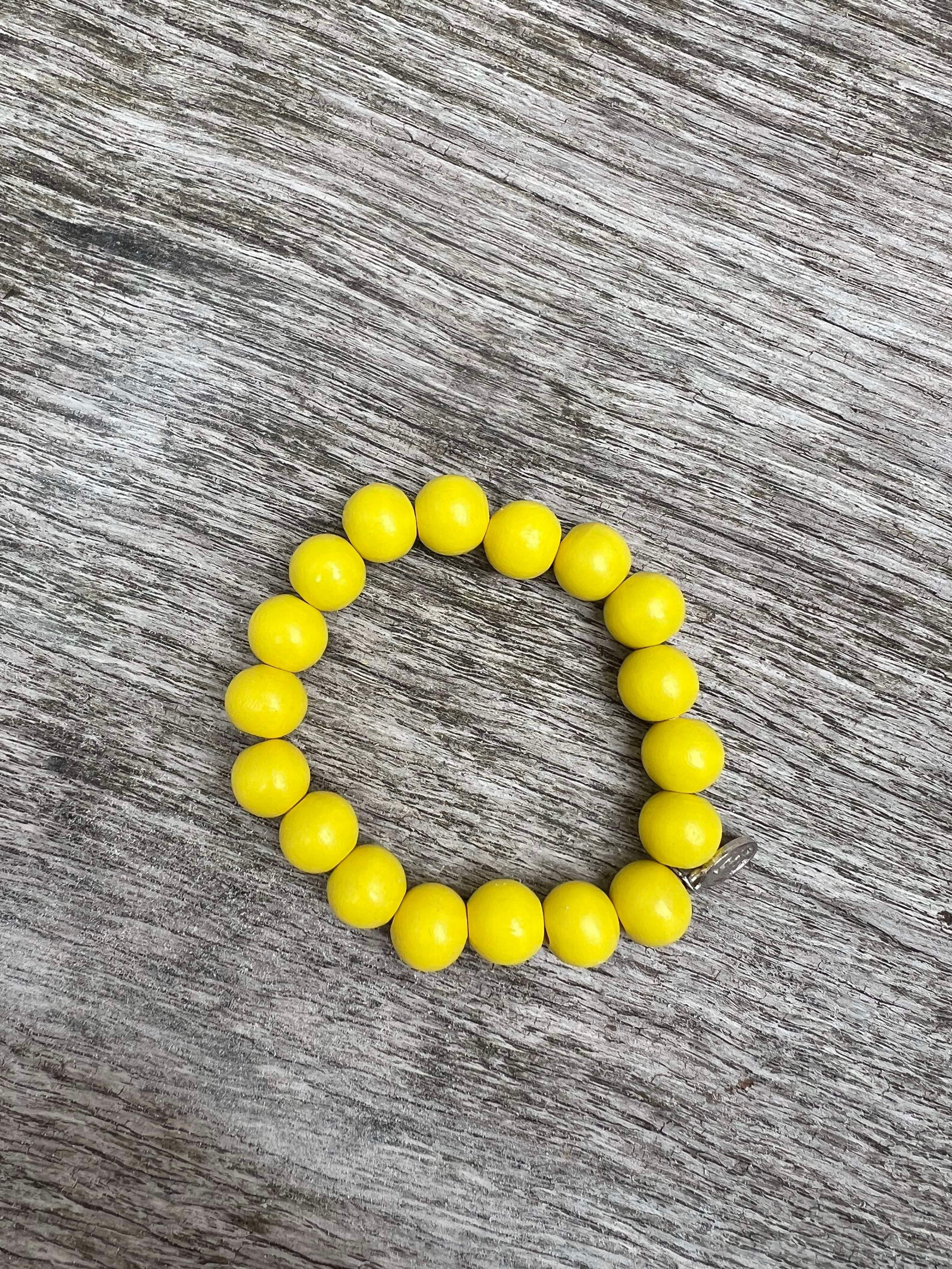 Timber bracelet yellow