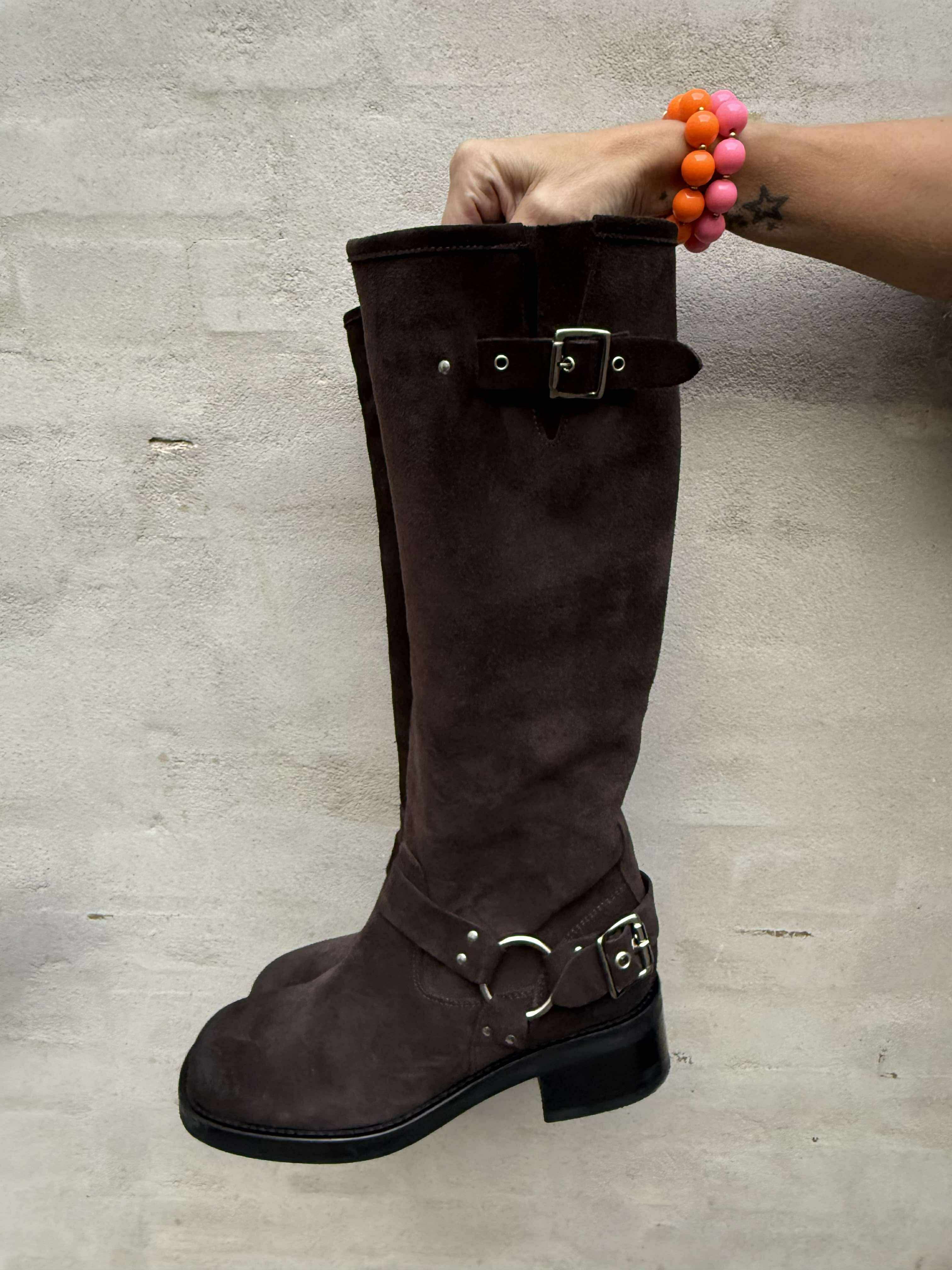 Ellie Boots - Mocca Suede