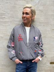 Mi Amore Bomber jacket - Grey