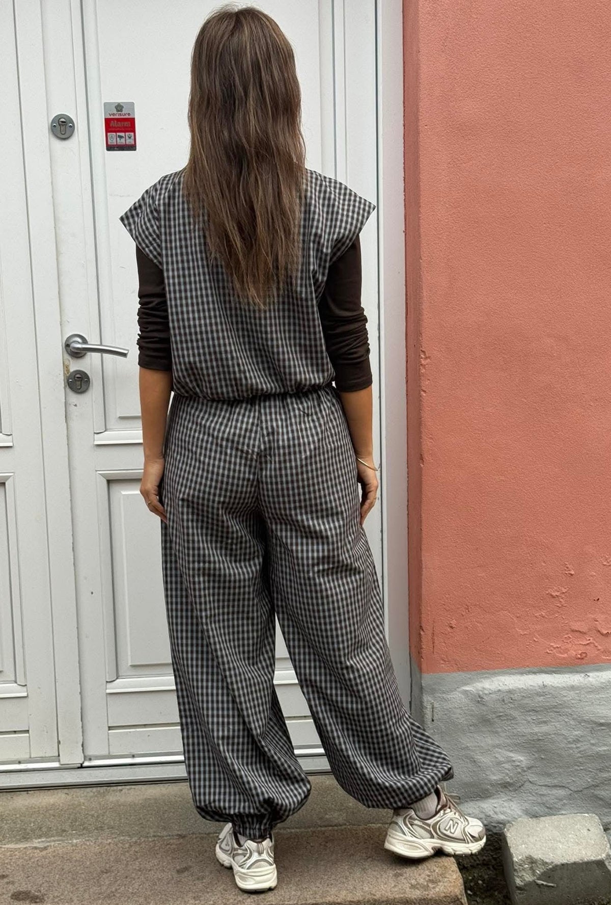 Kit small check SS - Brown Check