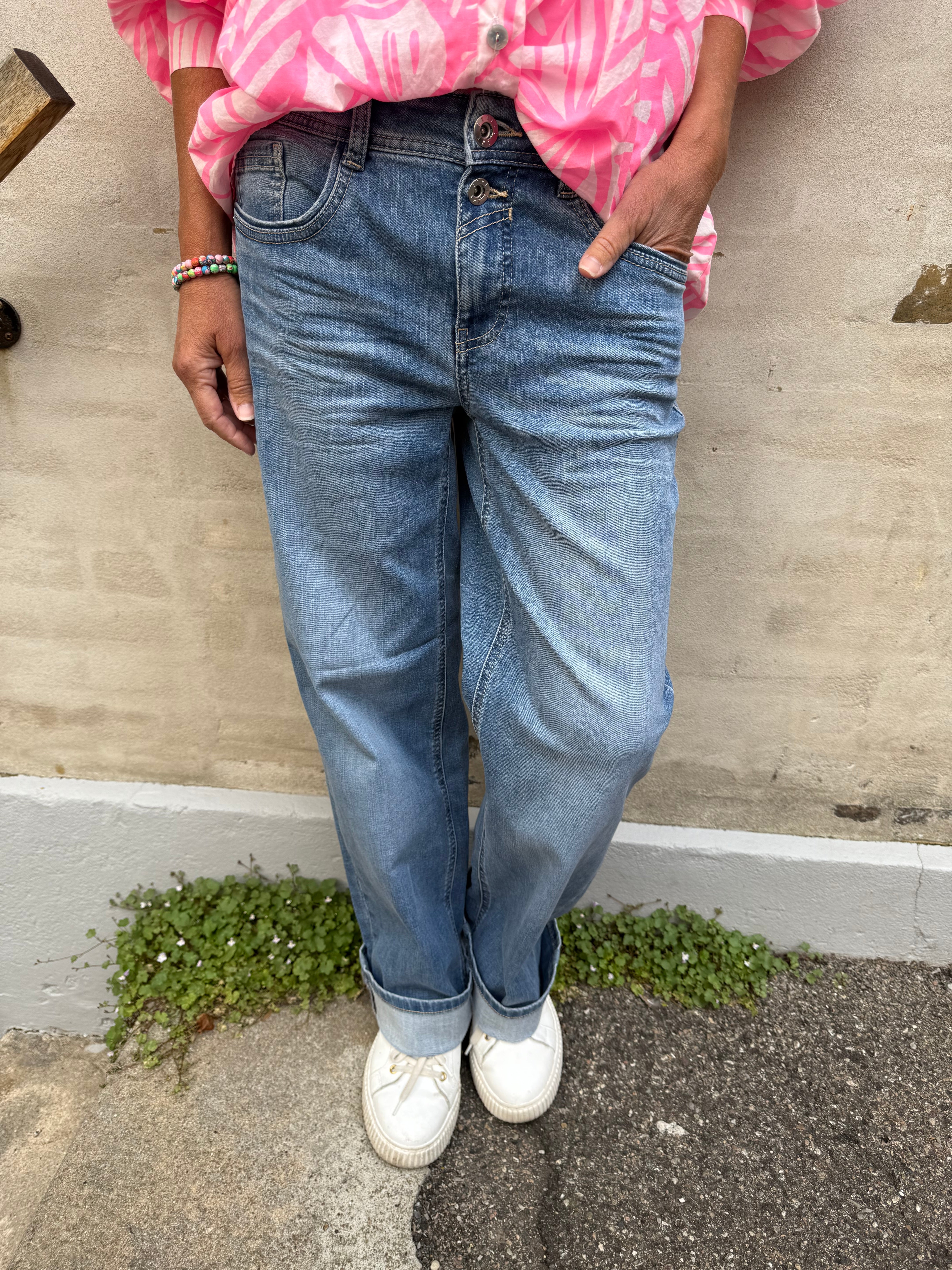 Denim Straight Leg - Blå