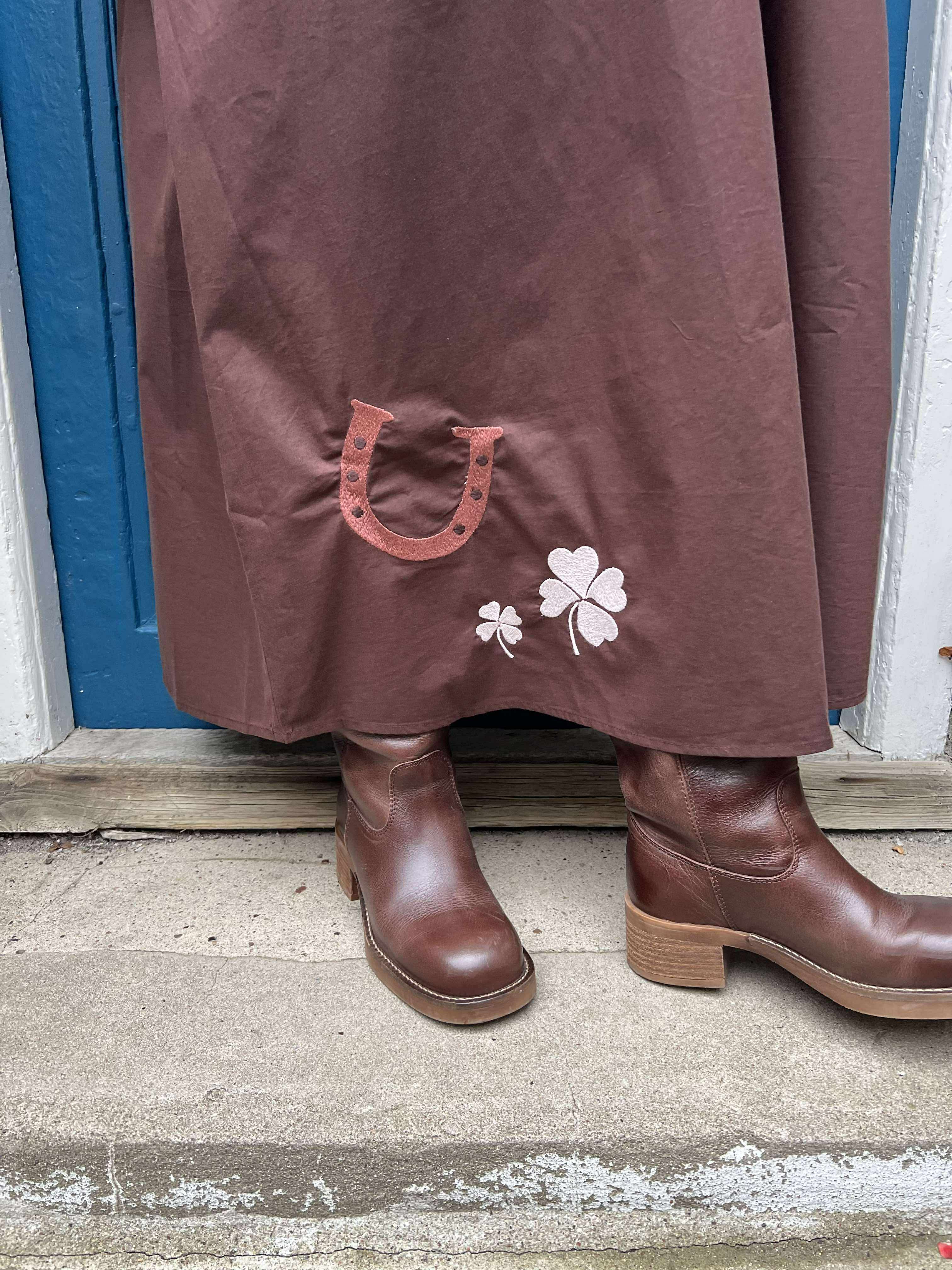 The good luck dress - Chocolate brown
