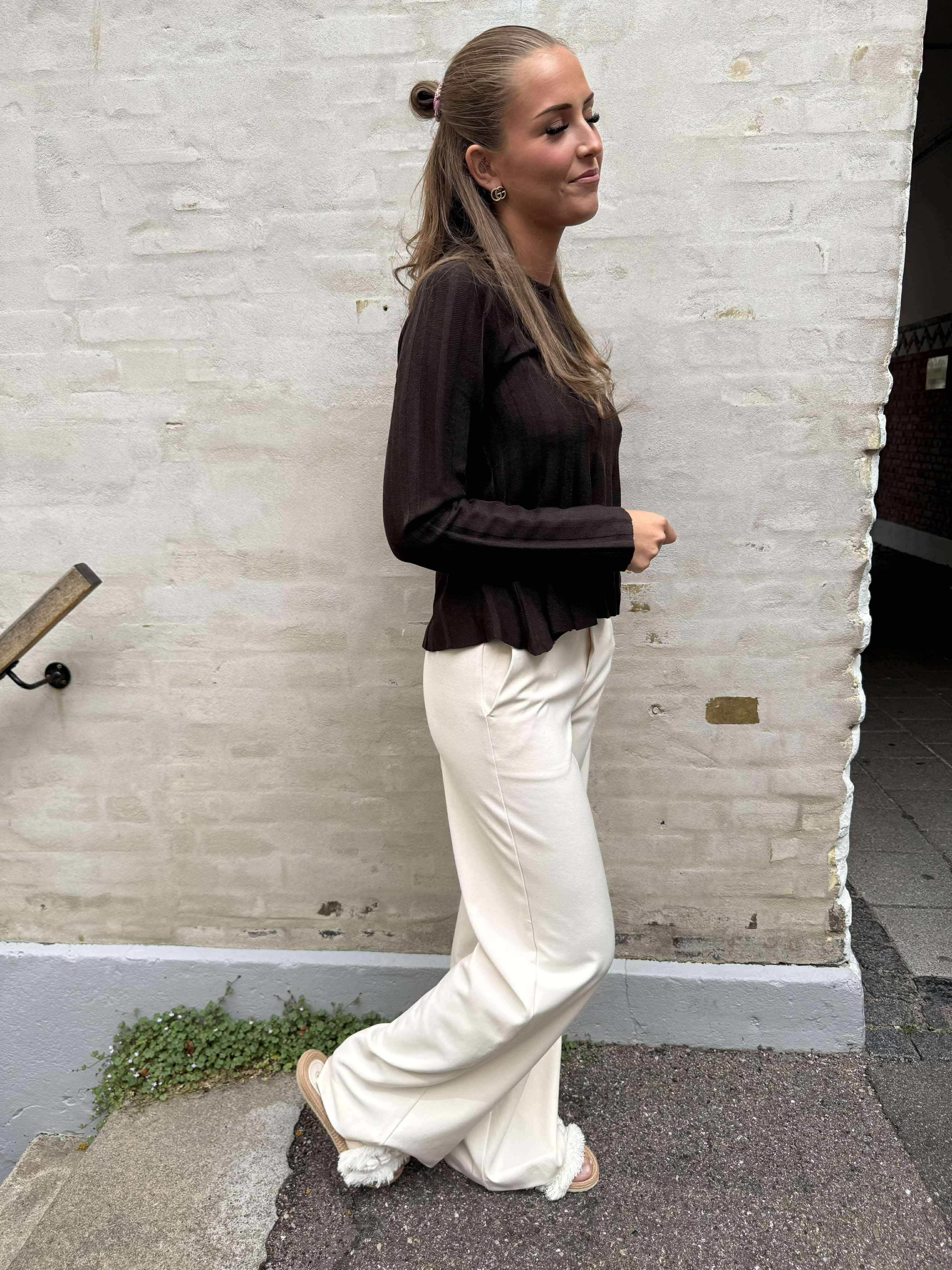 LANA O-NECK PULLOVER - Chokolate Torte