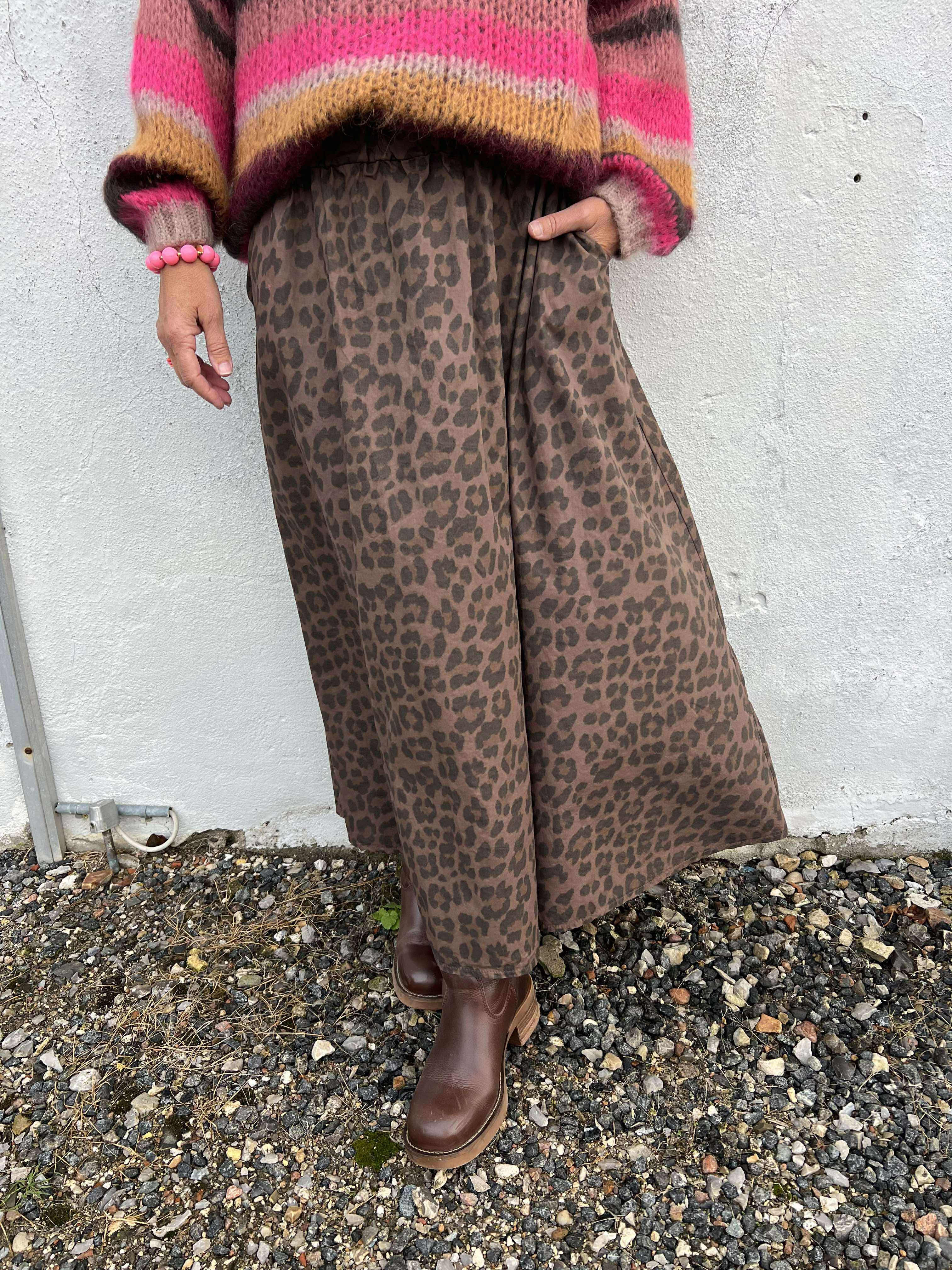 ABBIE Skirt - Mocca Leo