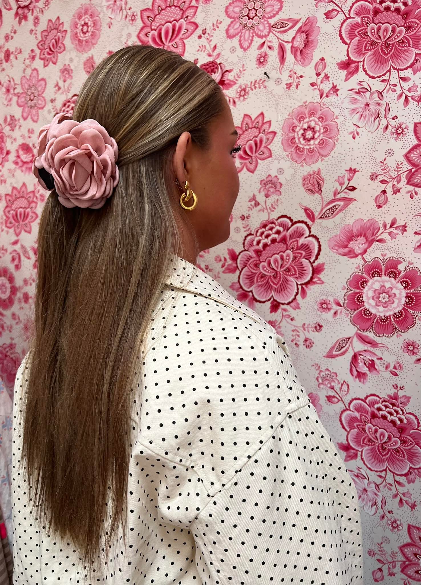 Hana Rose Hårklemme - rosa