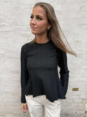 LANA O-NECK PULLOVER - Black