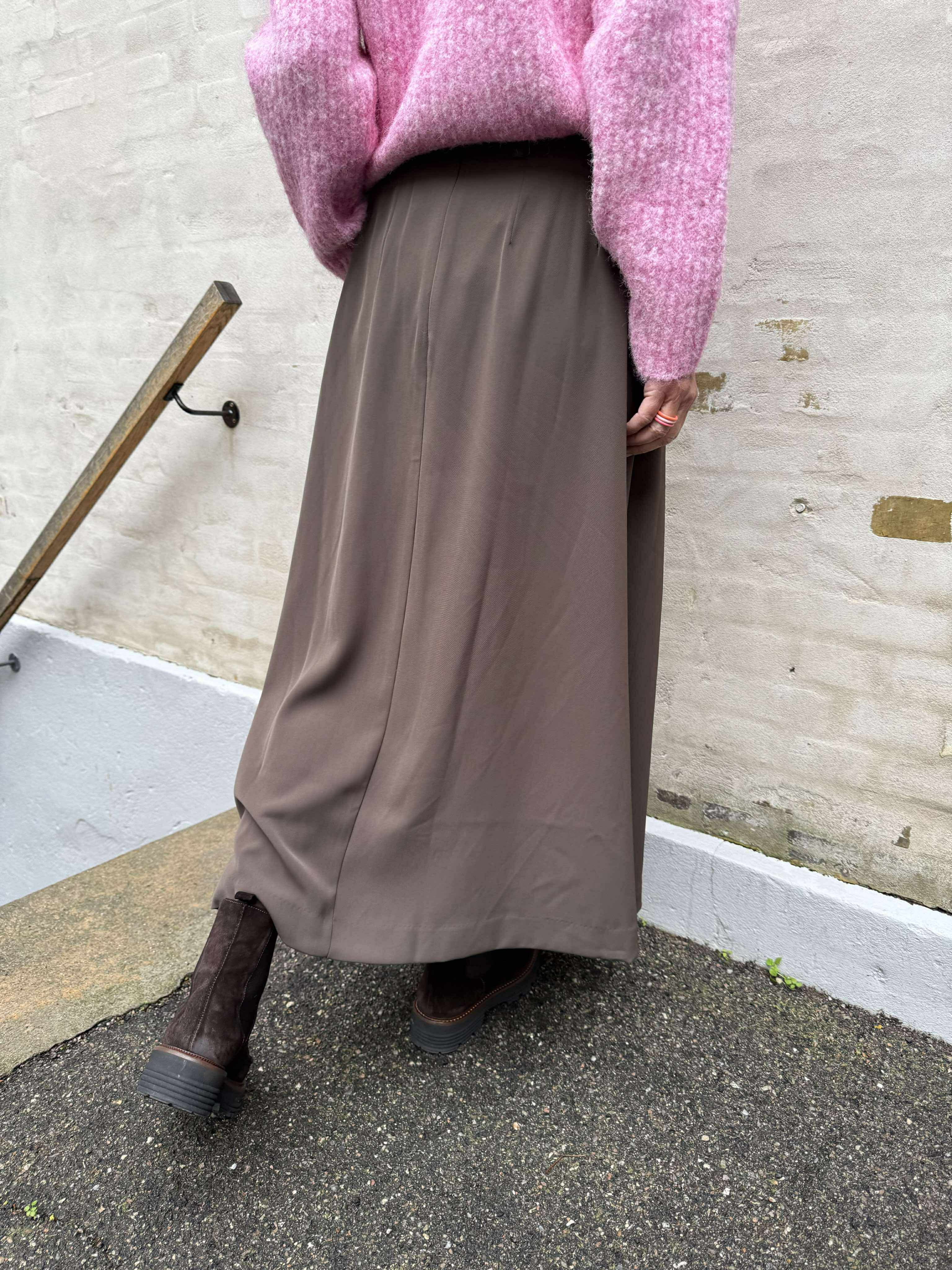 Anya pleat skirt - Mocca
