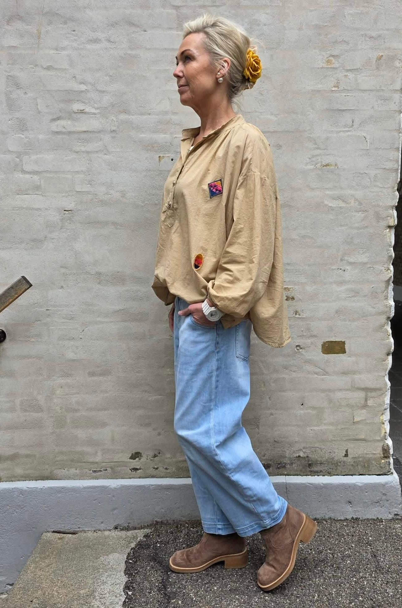 Alberte Shirt - Moonstone