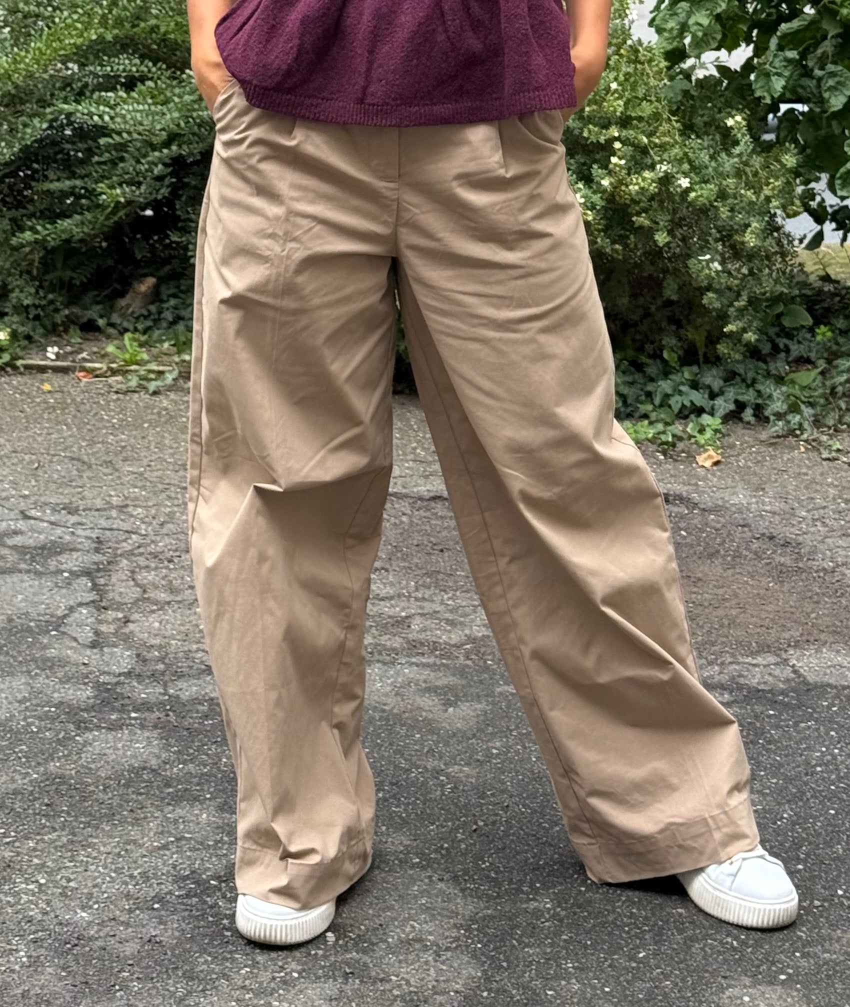 Malba Solid Pants - Camel
