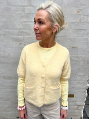 SAGGIA SS V-NECK Knit Cardigan - Sunlight Melange