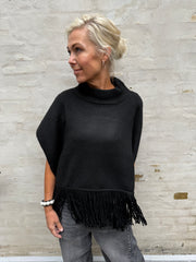 JULLE PONCHO - Black