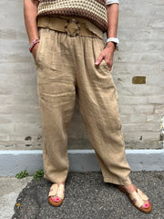 Lotus Linnen Pants - Moonstone