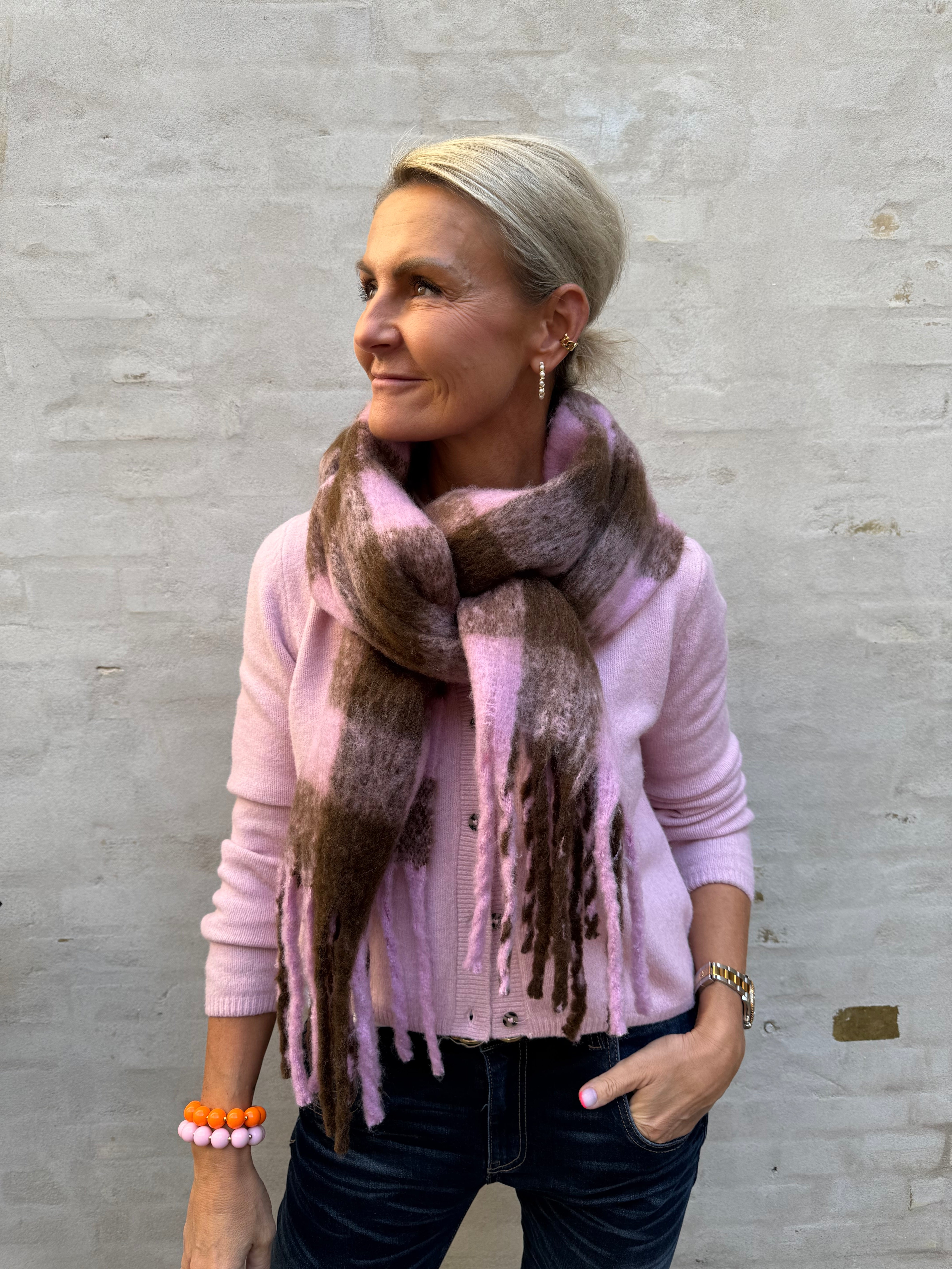 CHLOE LIFE CARDIGAN - Sweet Lilac MELANGE