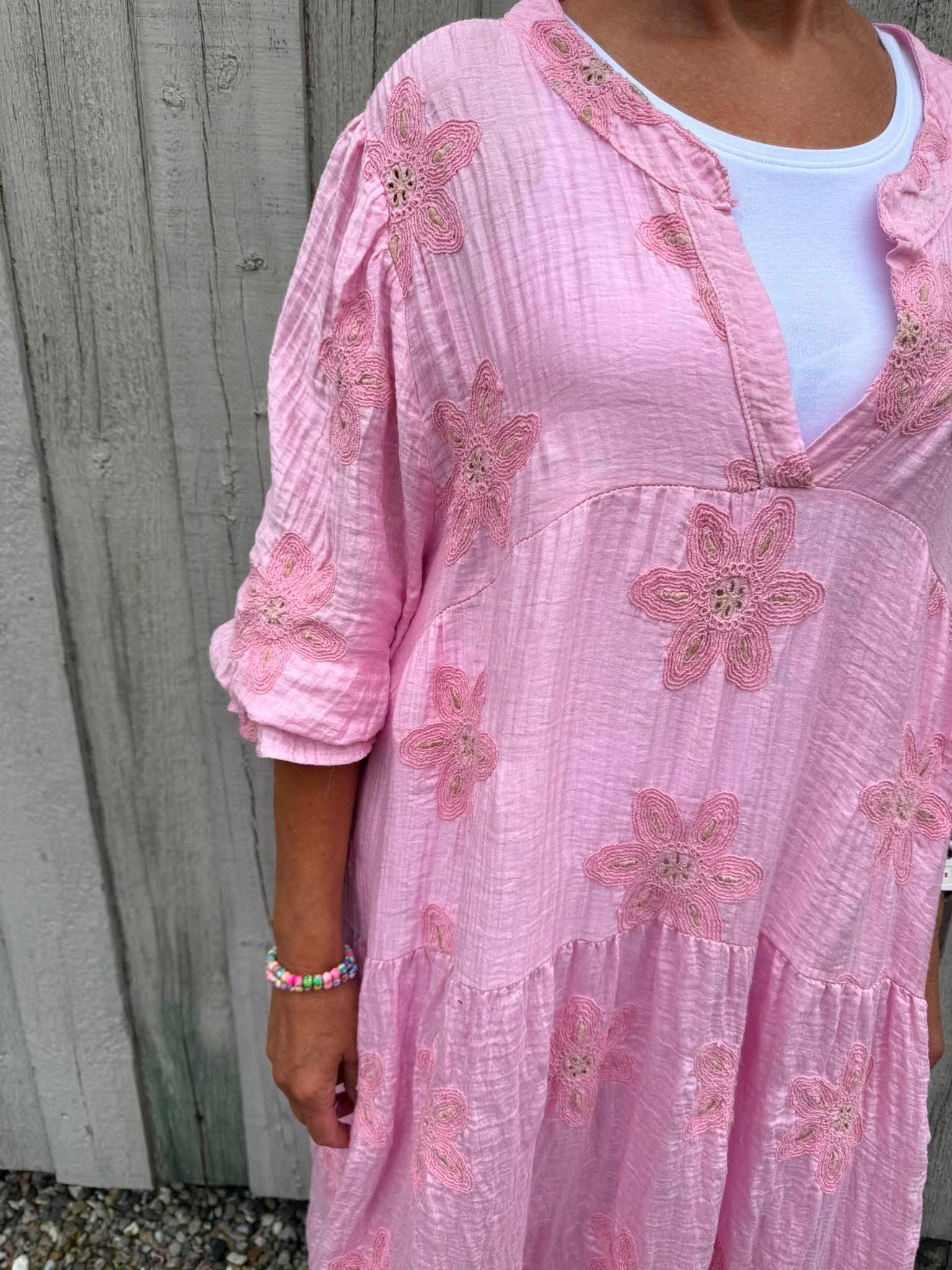 Laurenza Dress - Rosa