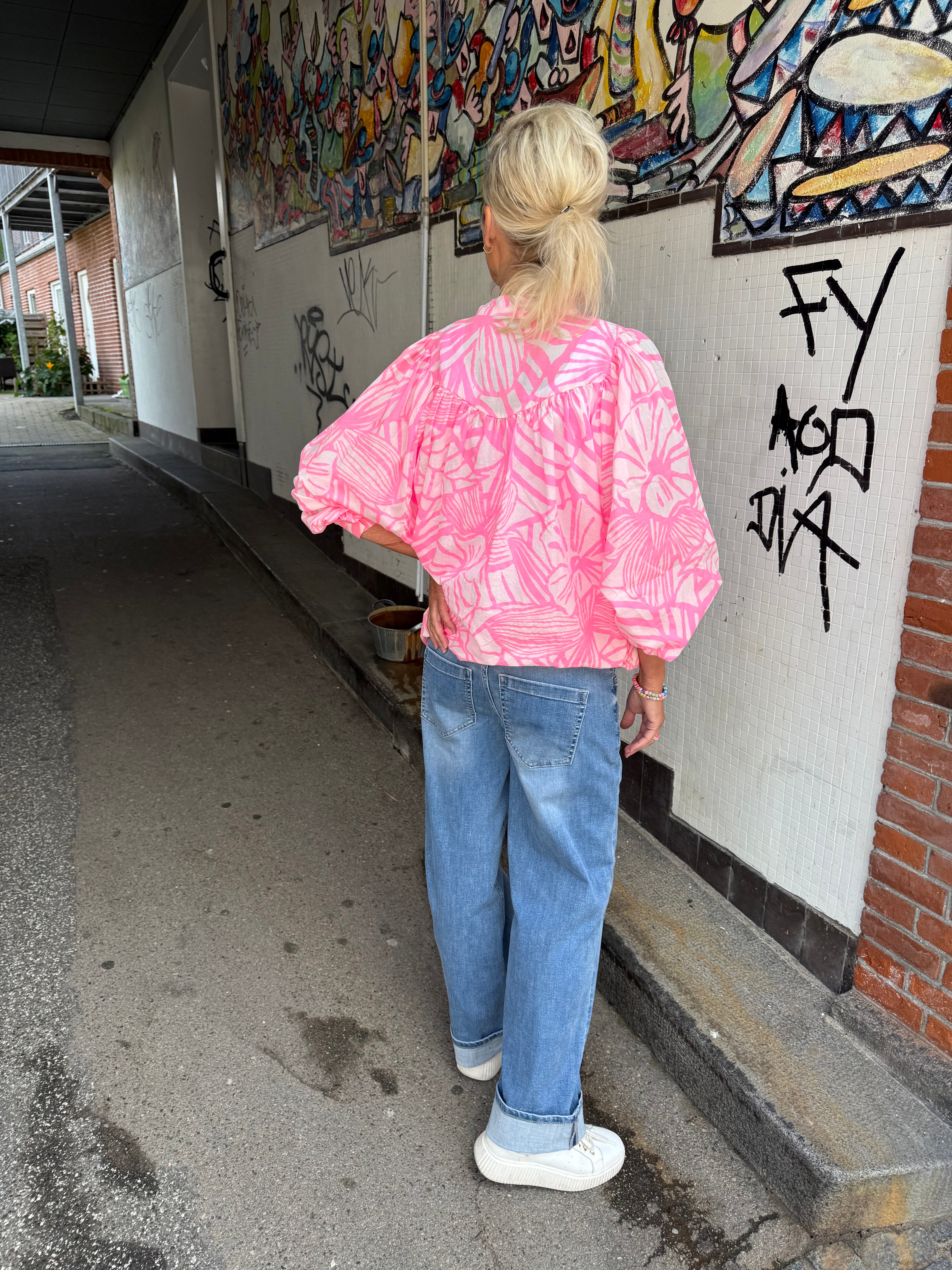 Denim Straight Leg - Blå