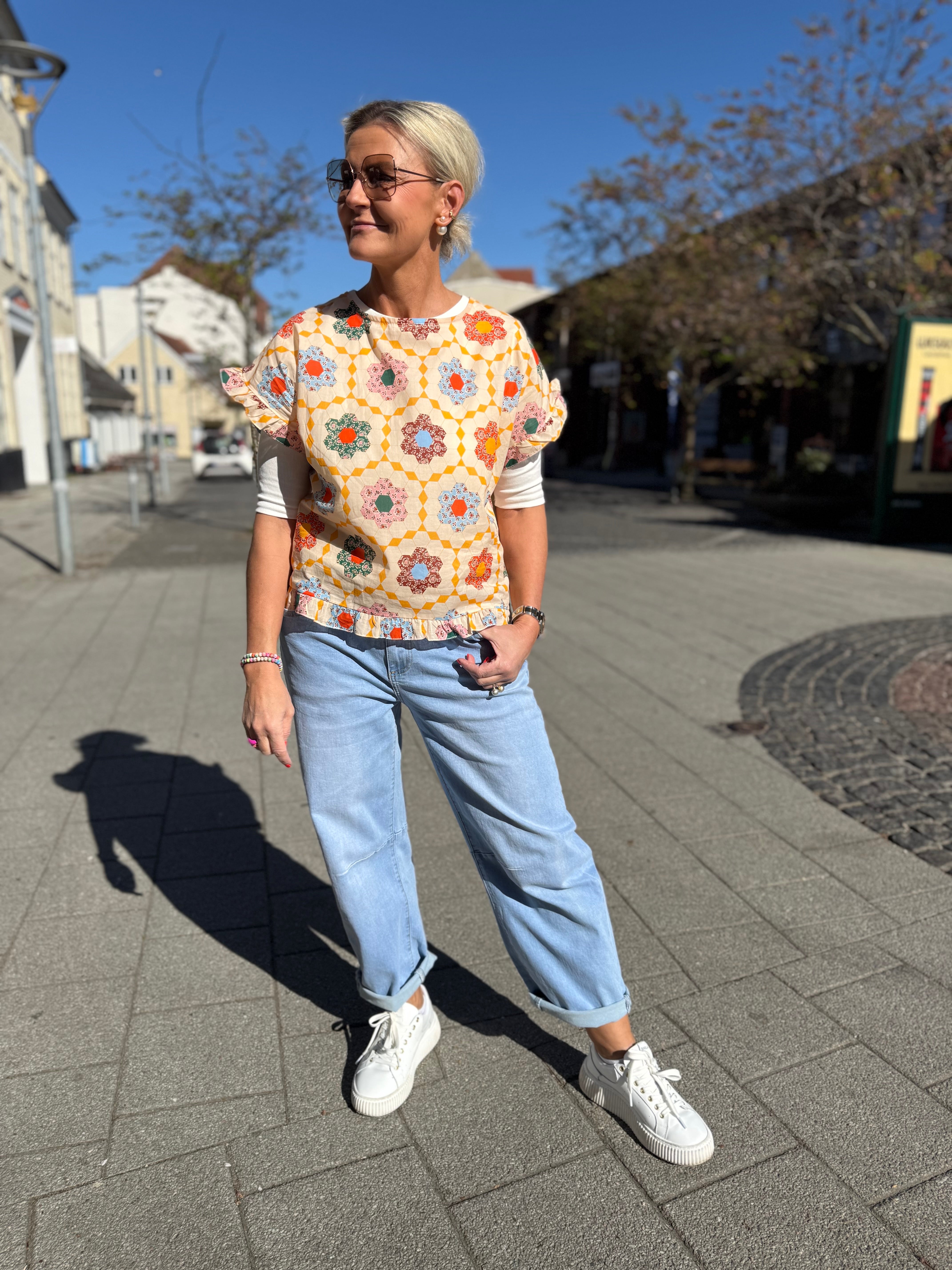 Kasimira Top - Stamperia Rosso