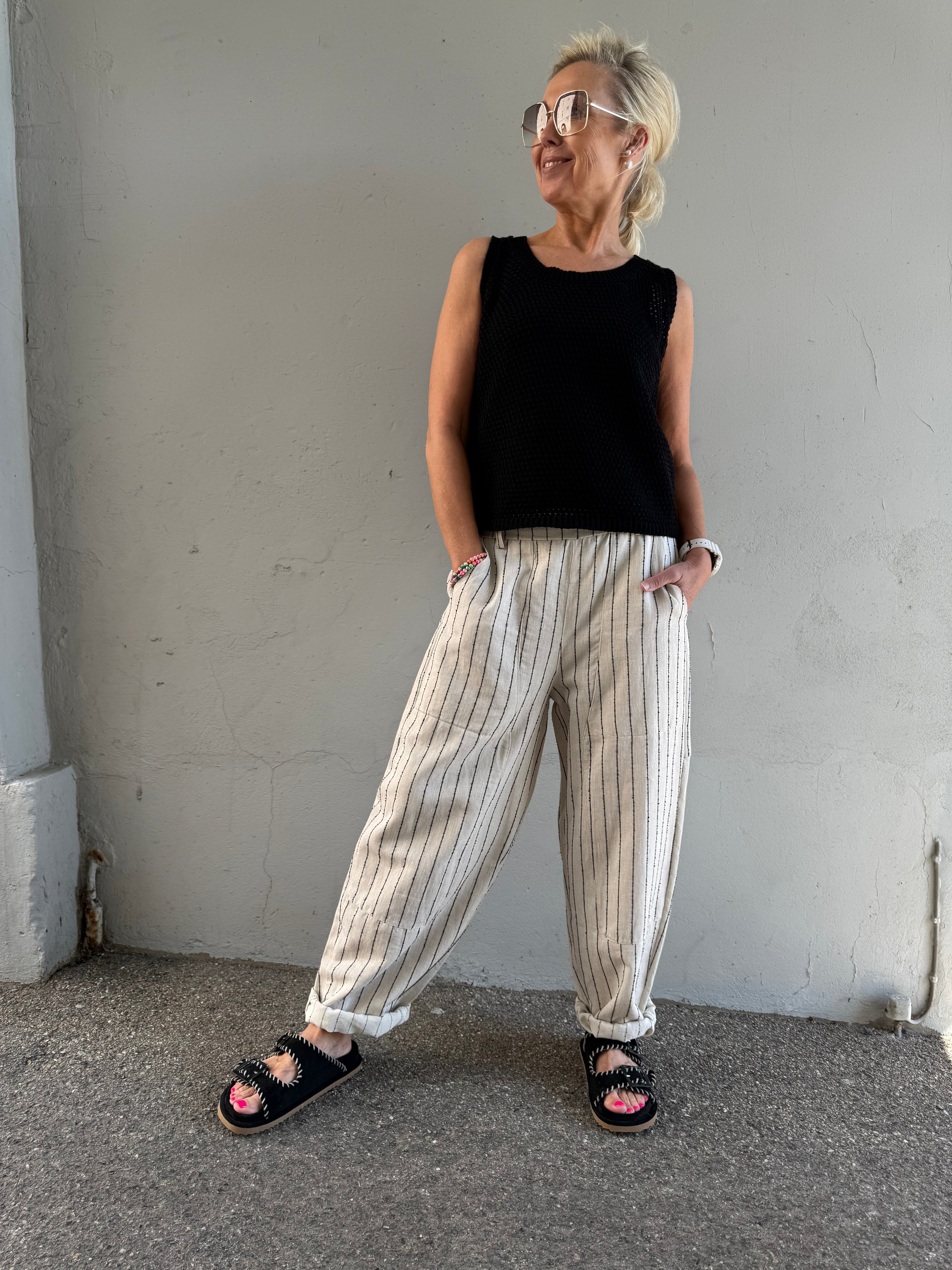 Nayla Knit Top - Black