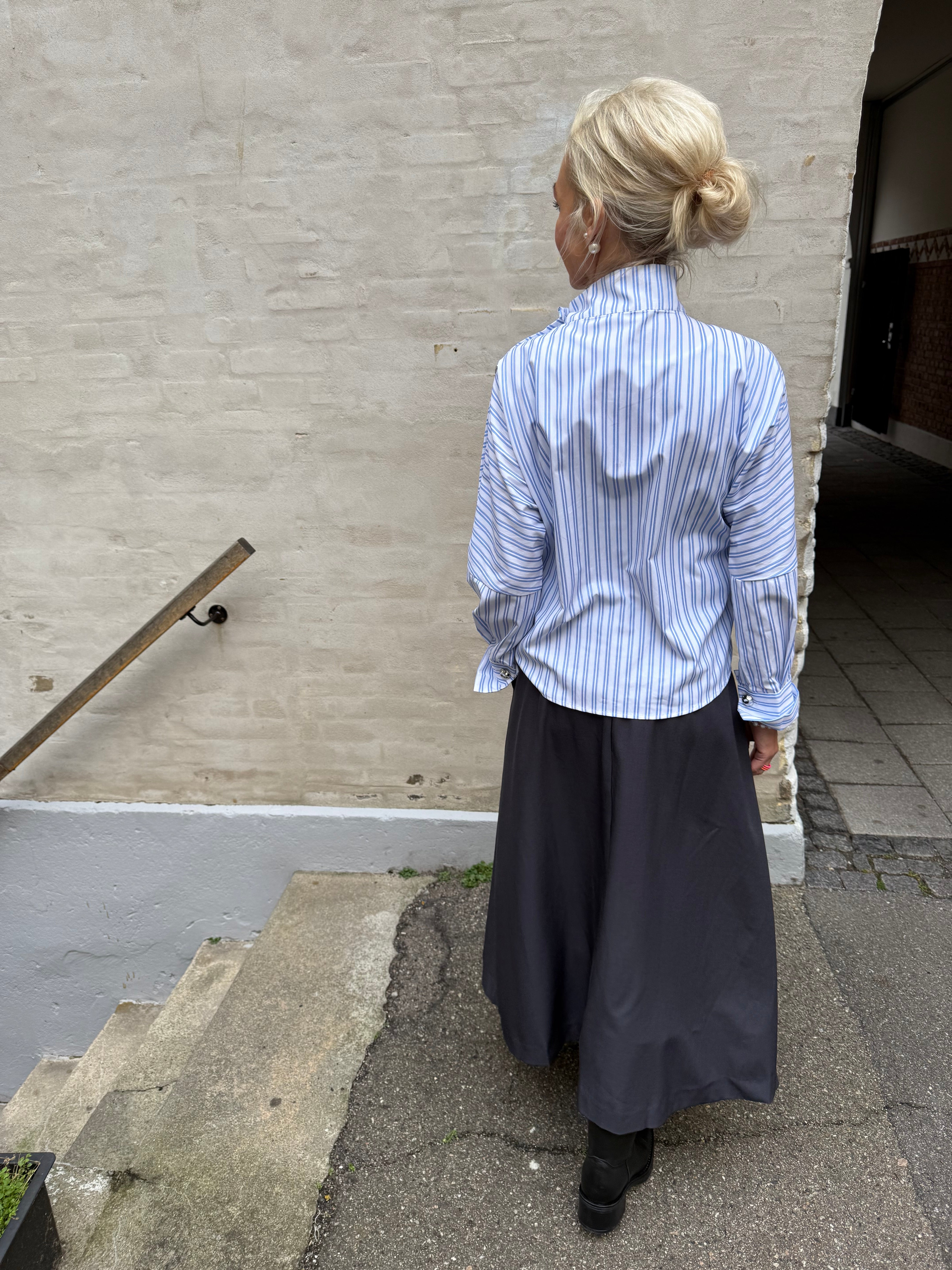 LunaCC Pocket Pleat Skirt - Mid Grey