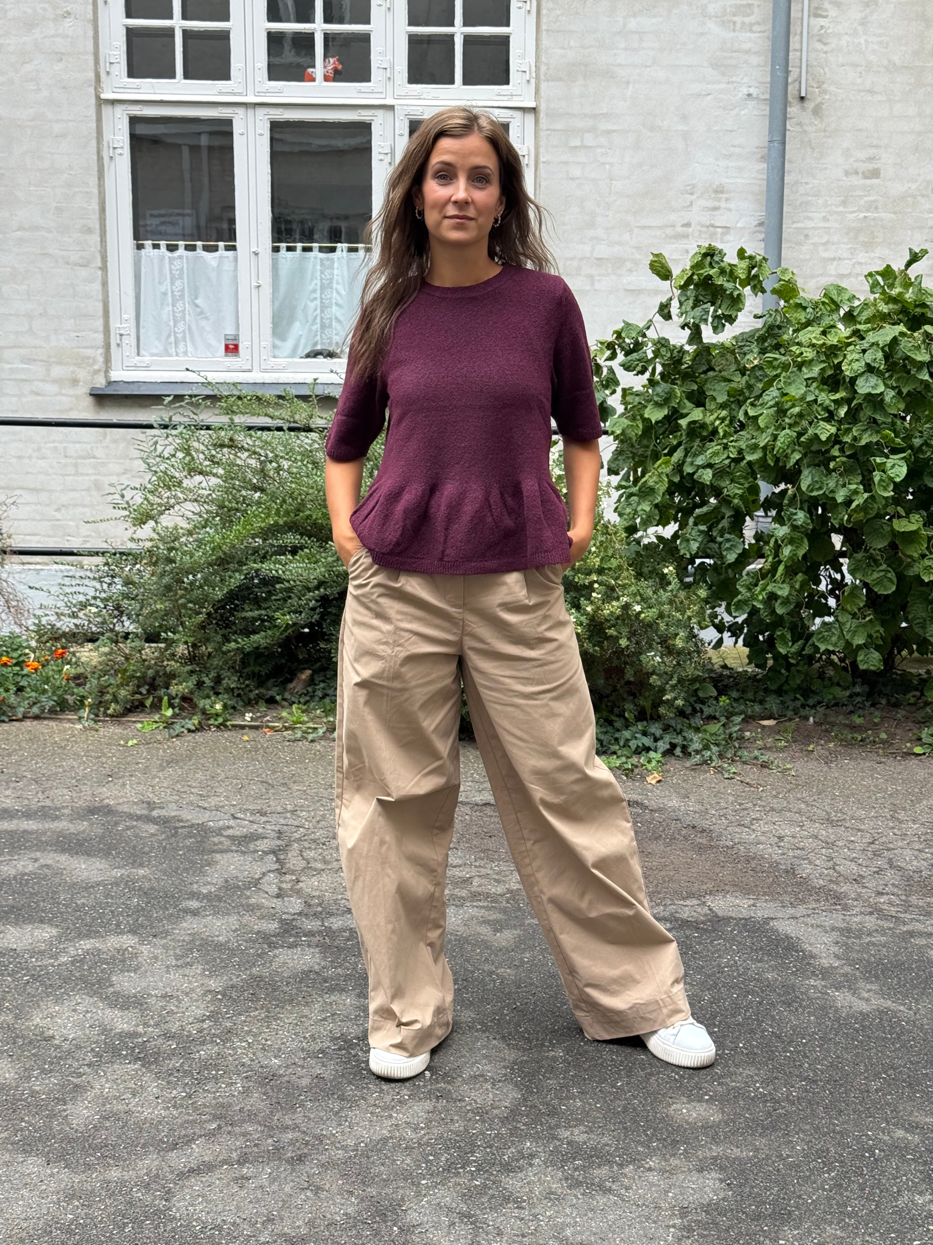 Malba Solid Pants - Camel