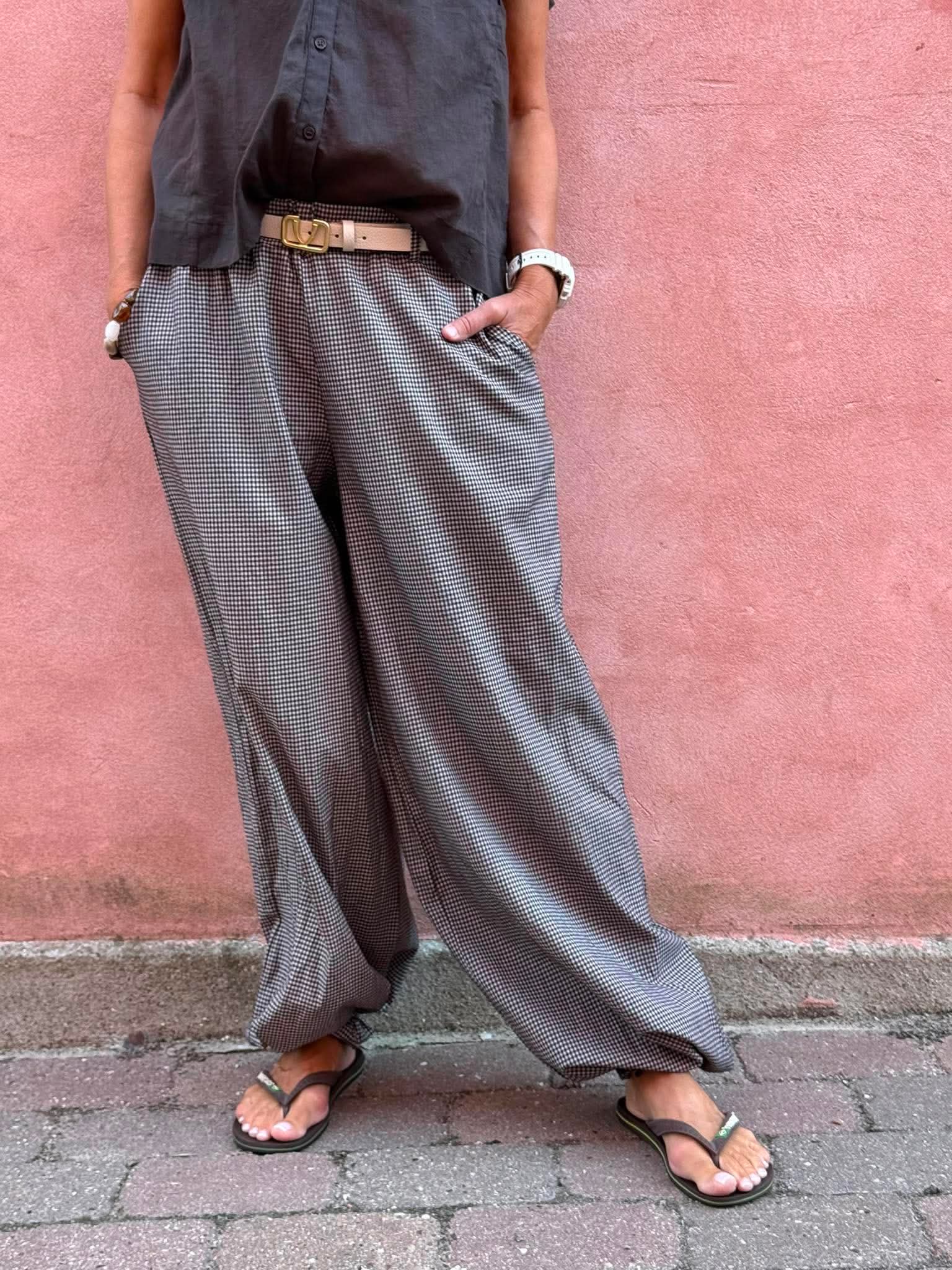 MANON Balloon Pant - Coffee